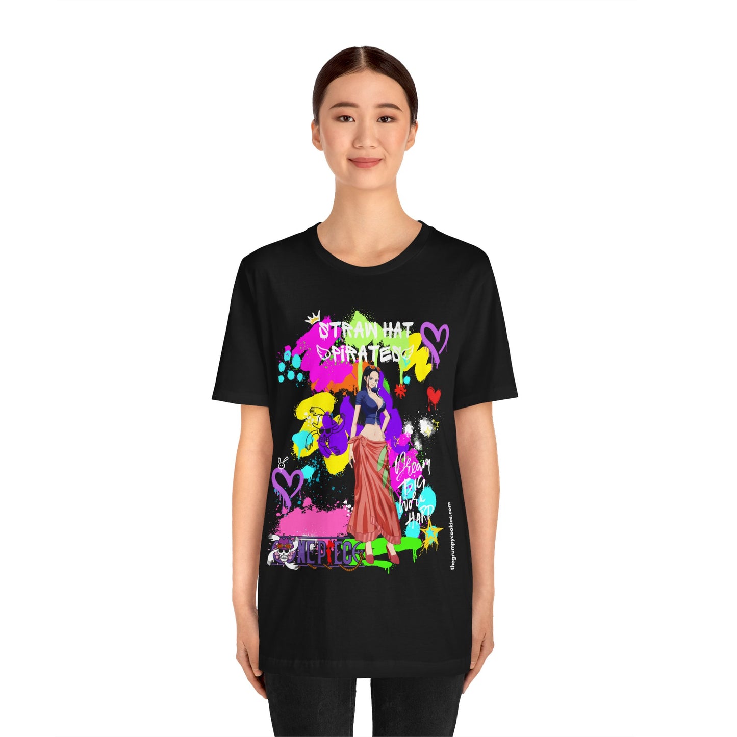 One Piece - Graffiti Robin Unisex Jersey Short Sleeve Tee