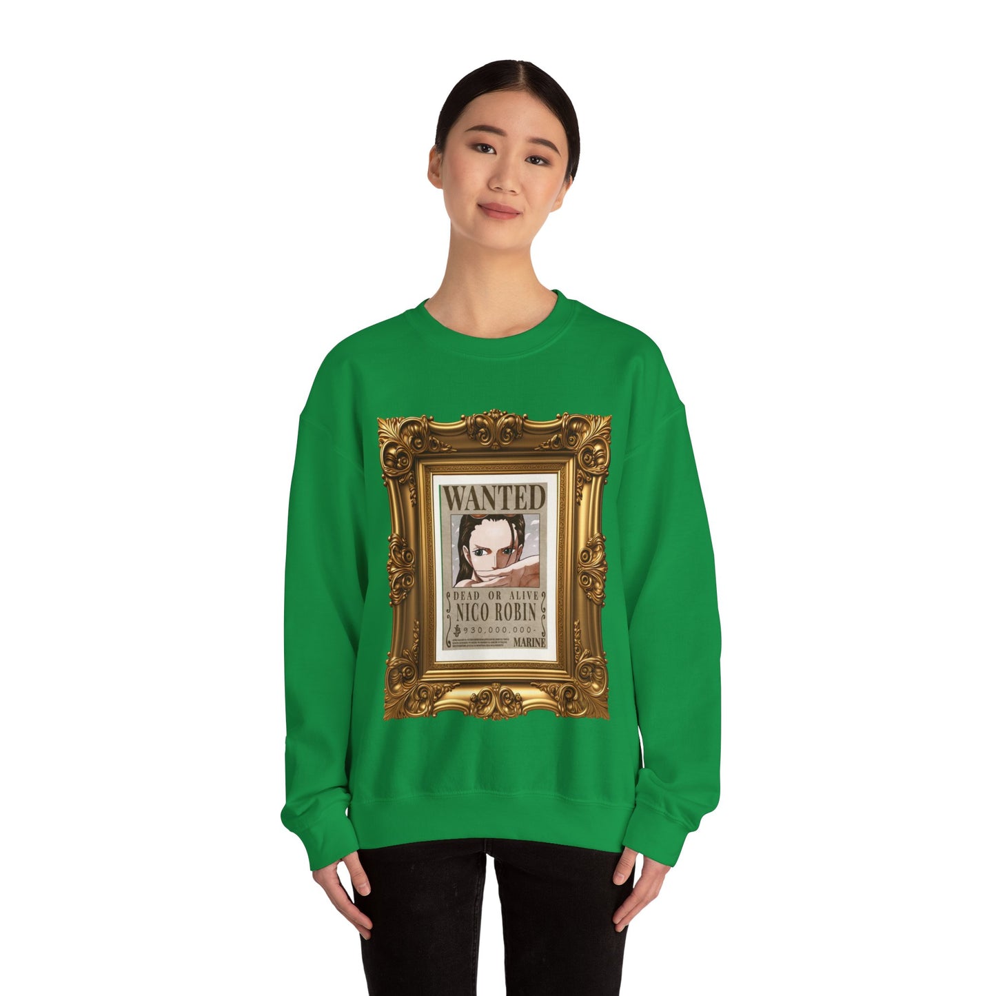 One Piece - Fine Art Robin Unisex Heavy Blend™ Crewneck Sweatshirt