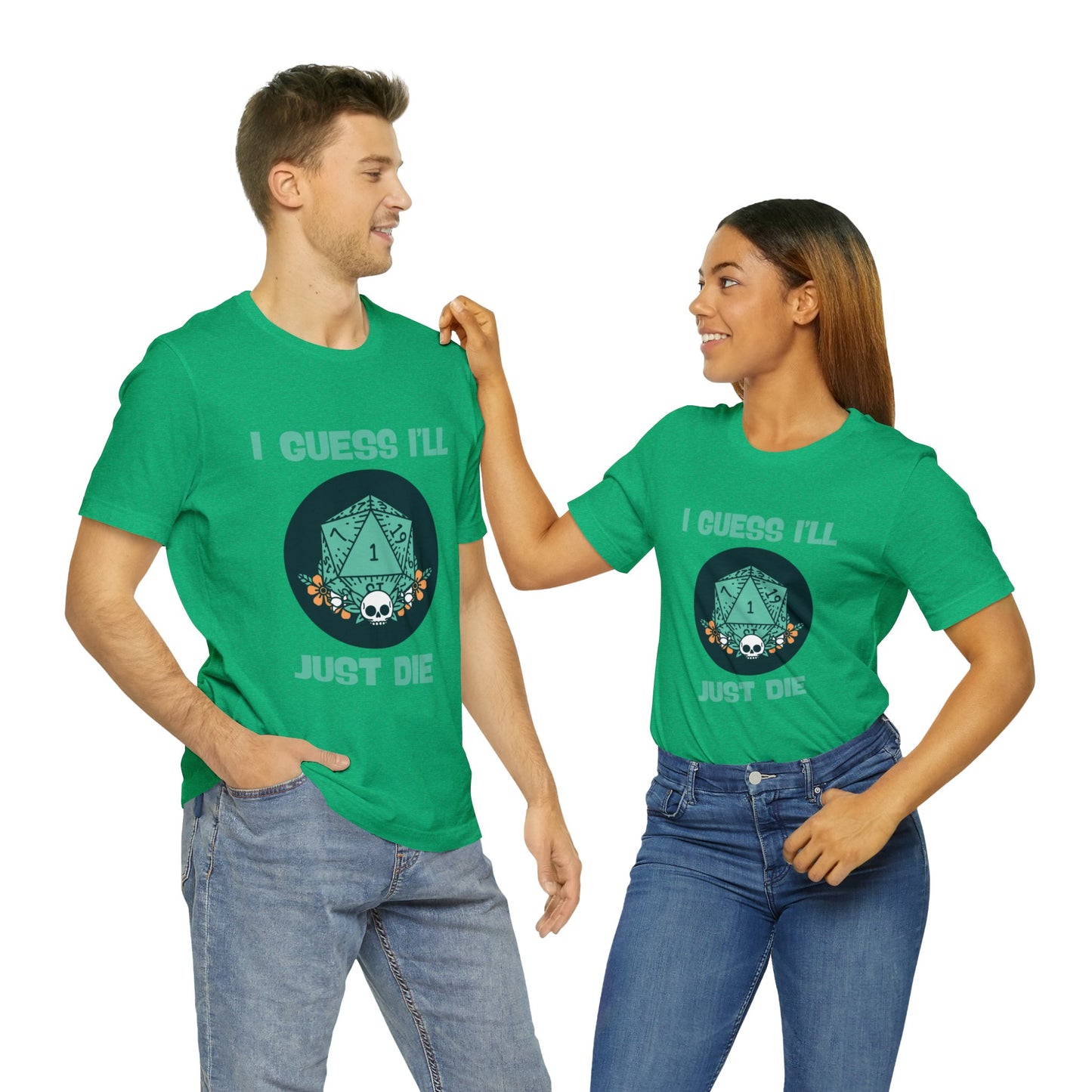 Dungeons & Dragons - Guess I'll Die Short Sleeve Tee