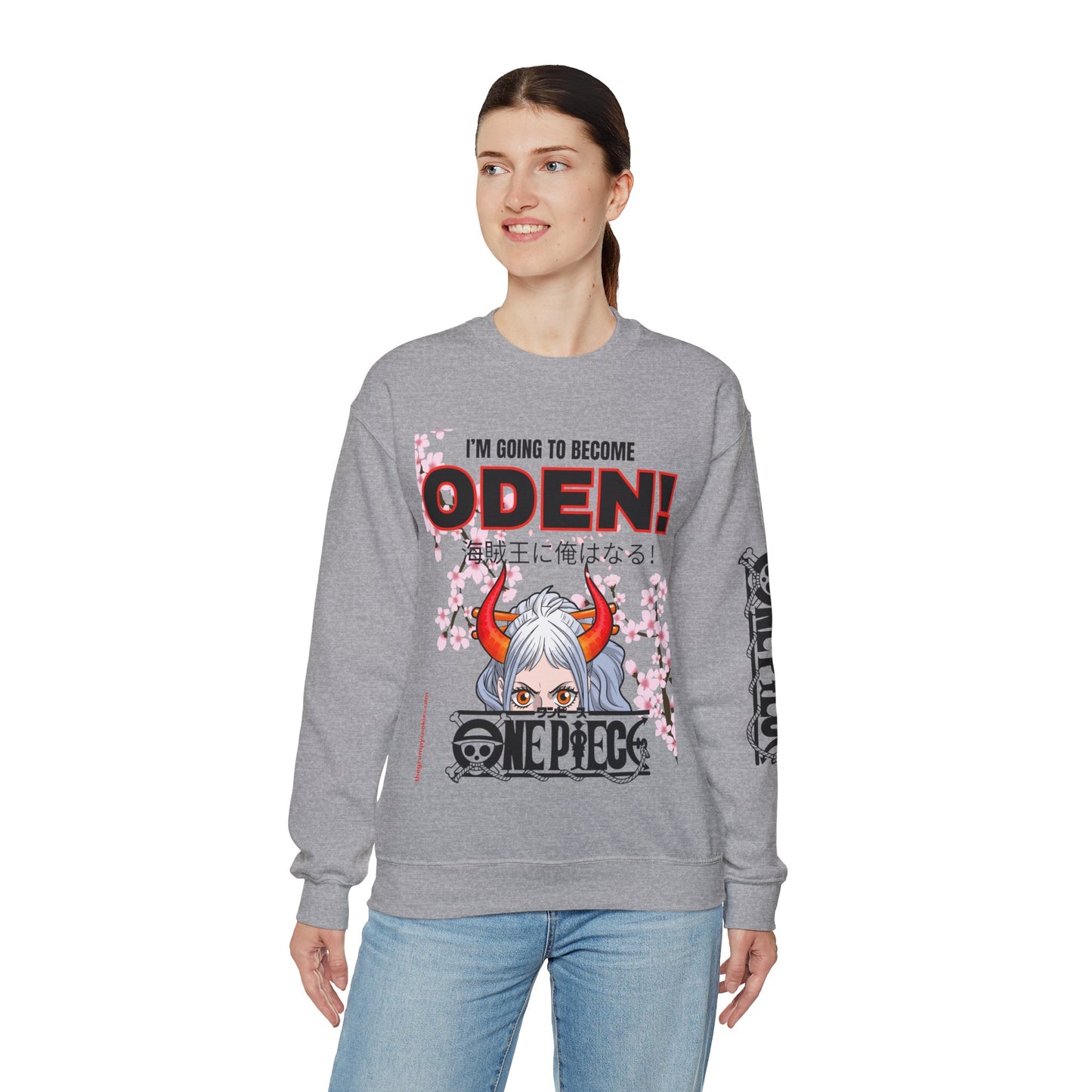 One Piece - I Will Be Oden Unisex Heavy Blend™ Crewneck Sweatshirt