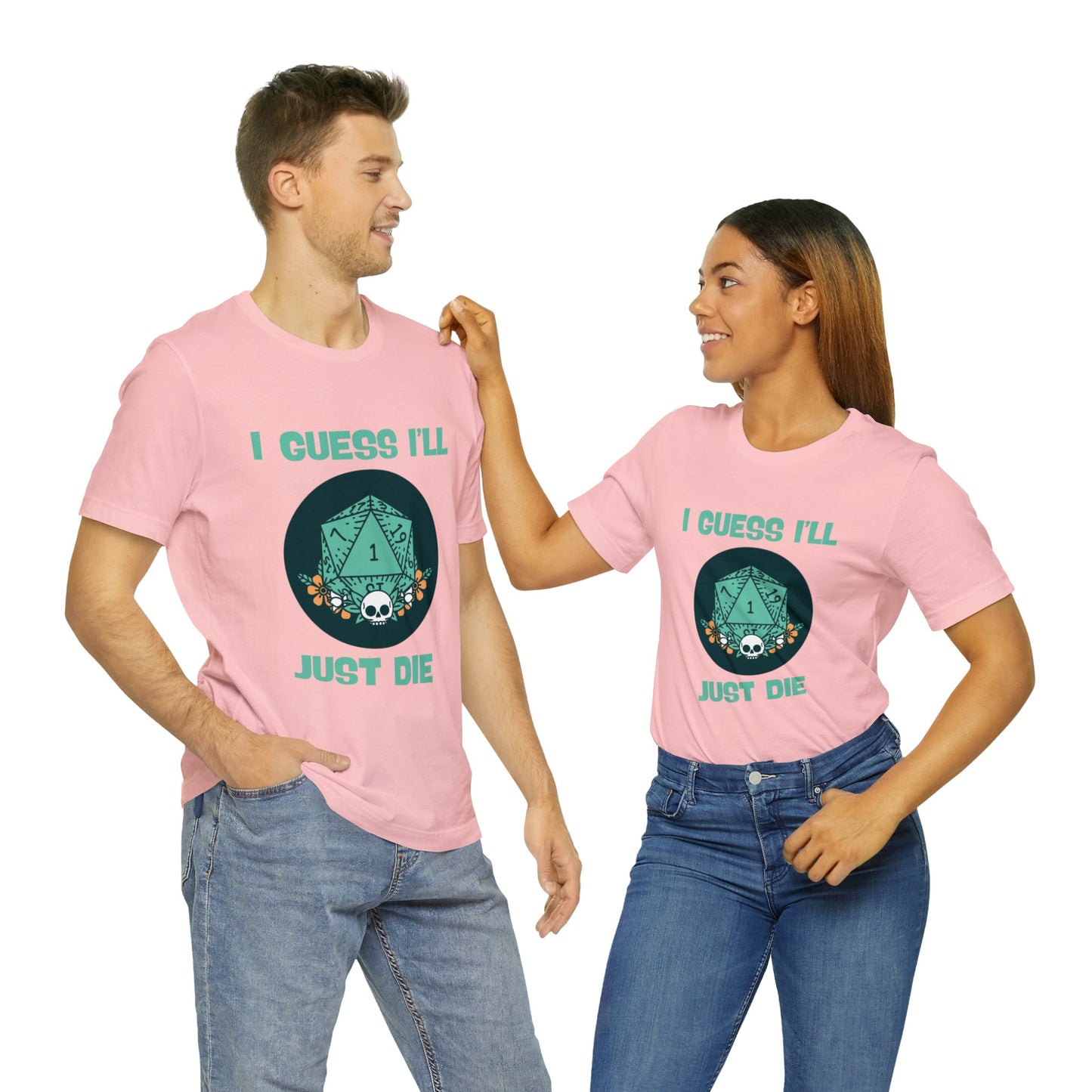 Dungeons & Dragons - Guess I'll Die Short Sleeve Tee
