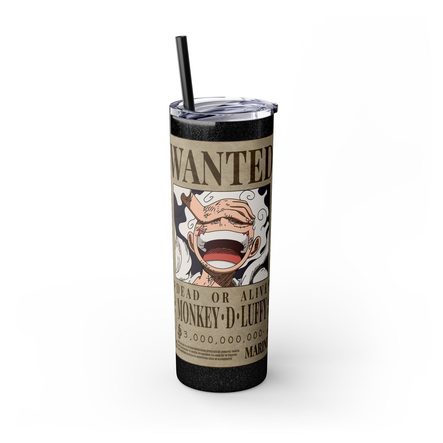 One Piece - Luffy Fifth Gear Skinny Tumbler with Straw, 20oz