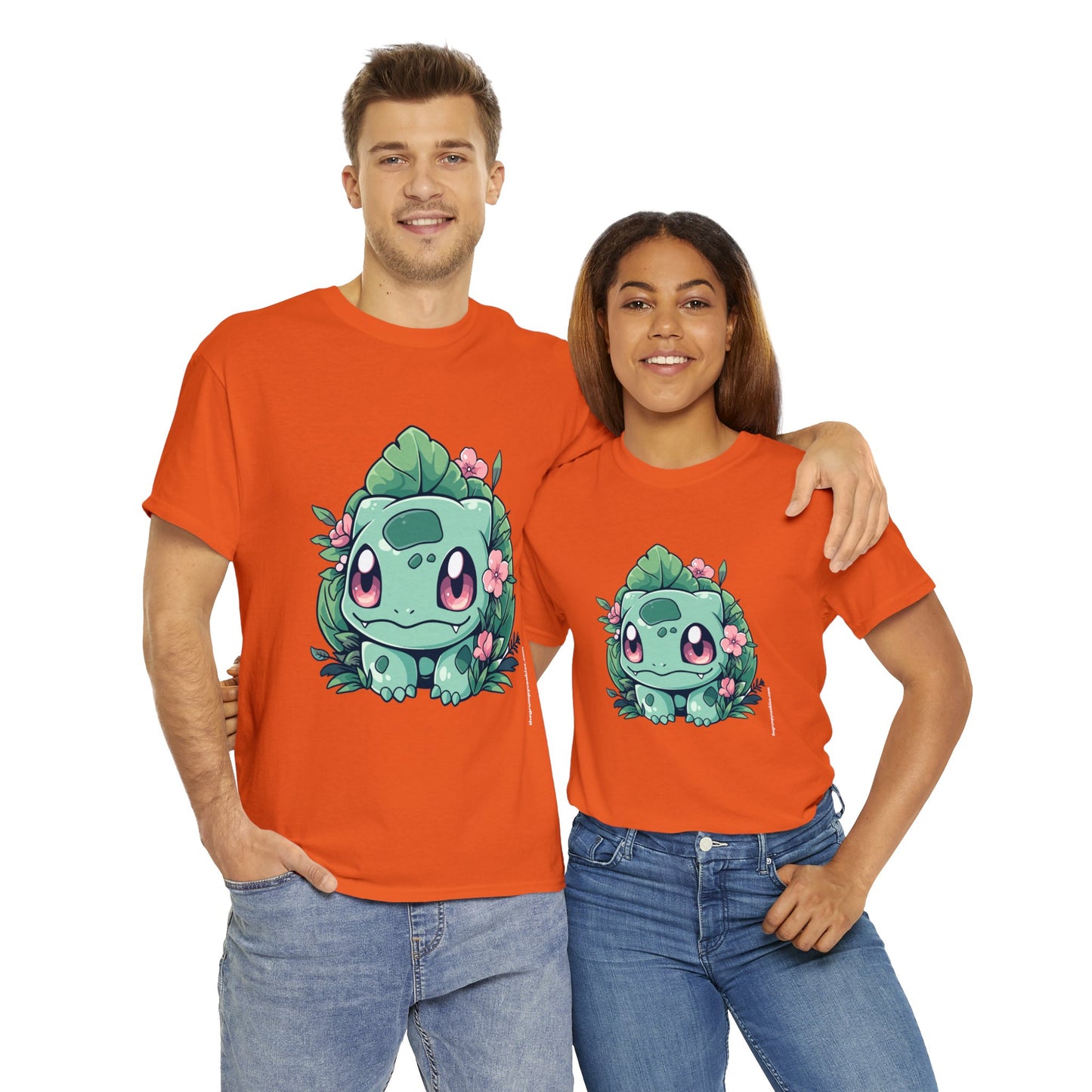 Pokemon - Flowering Bulba Unisex Heavy Cotton Tee