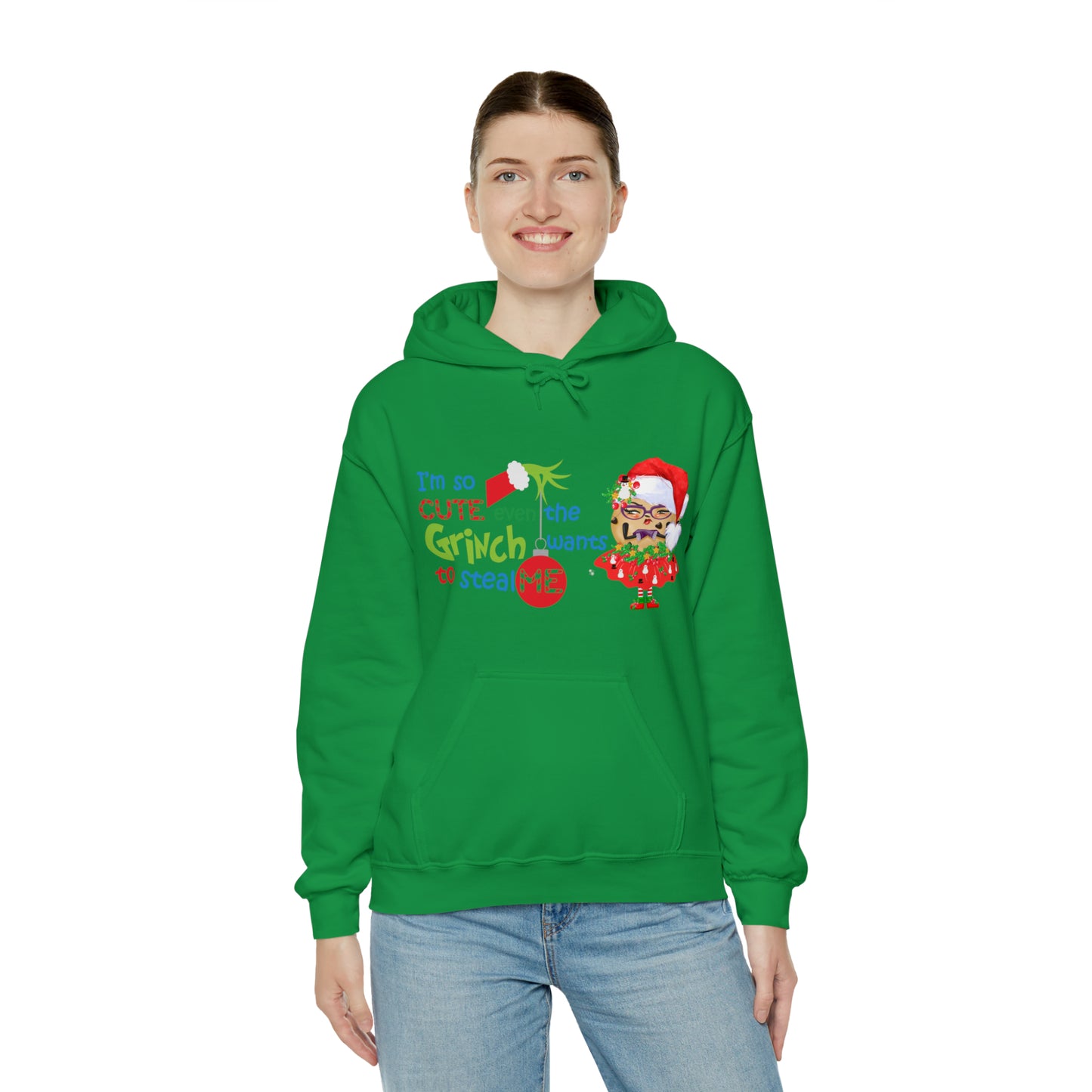 The Grumpy Cookies - Even the Grinch Loves TGC Unisex Heavy Blend™ Hooded Sweatshirt