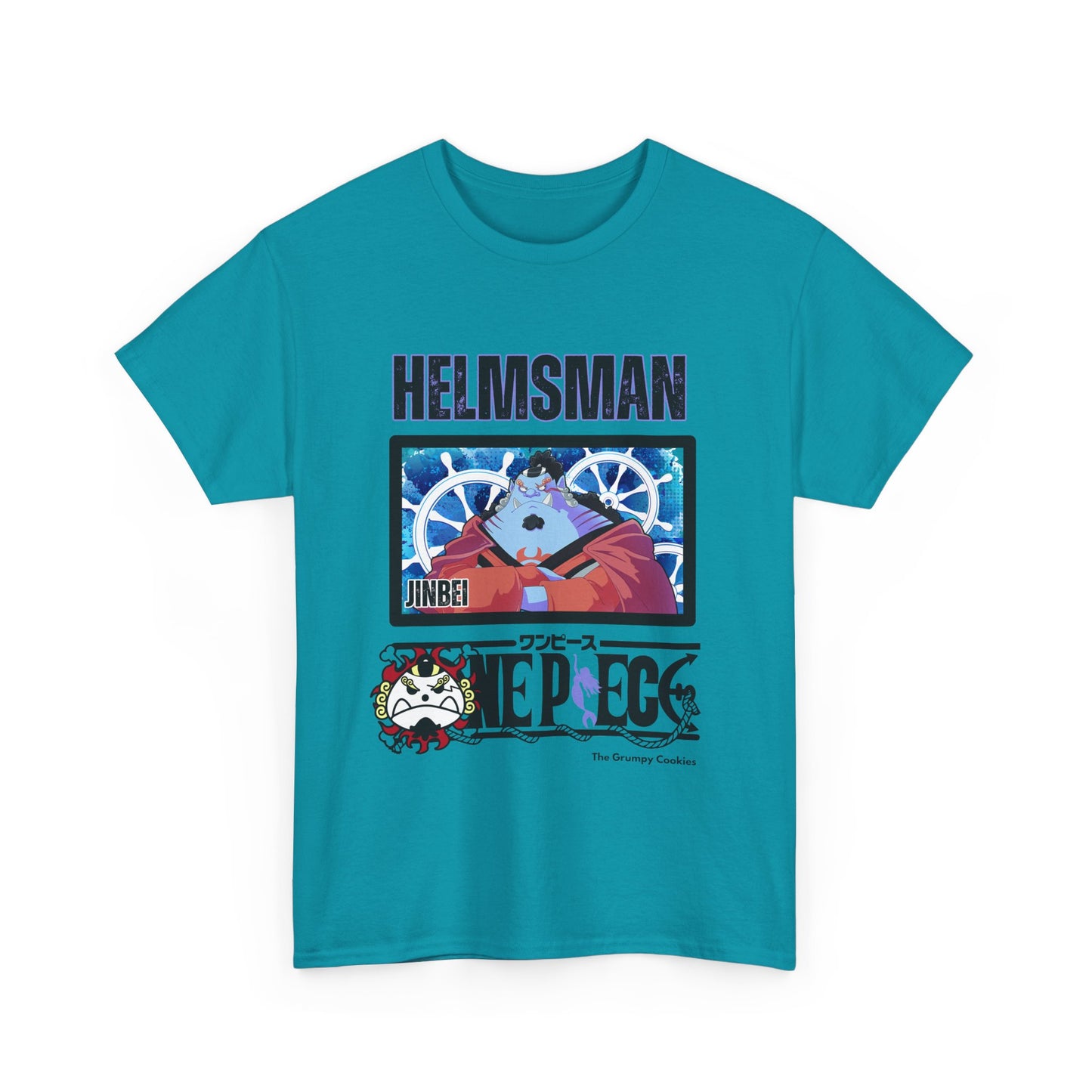 One Piece - Helmsman Jimbei Unisex Heavy Cotton Tee