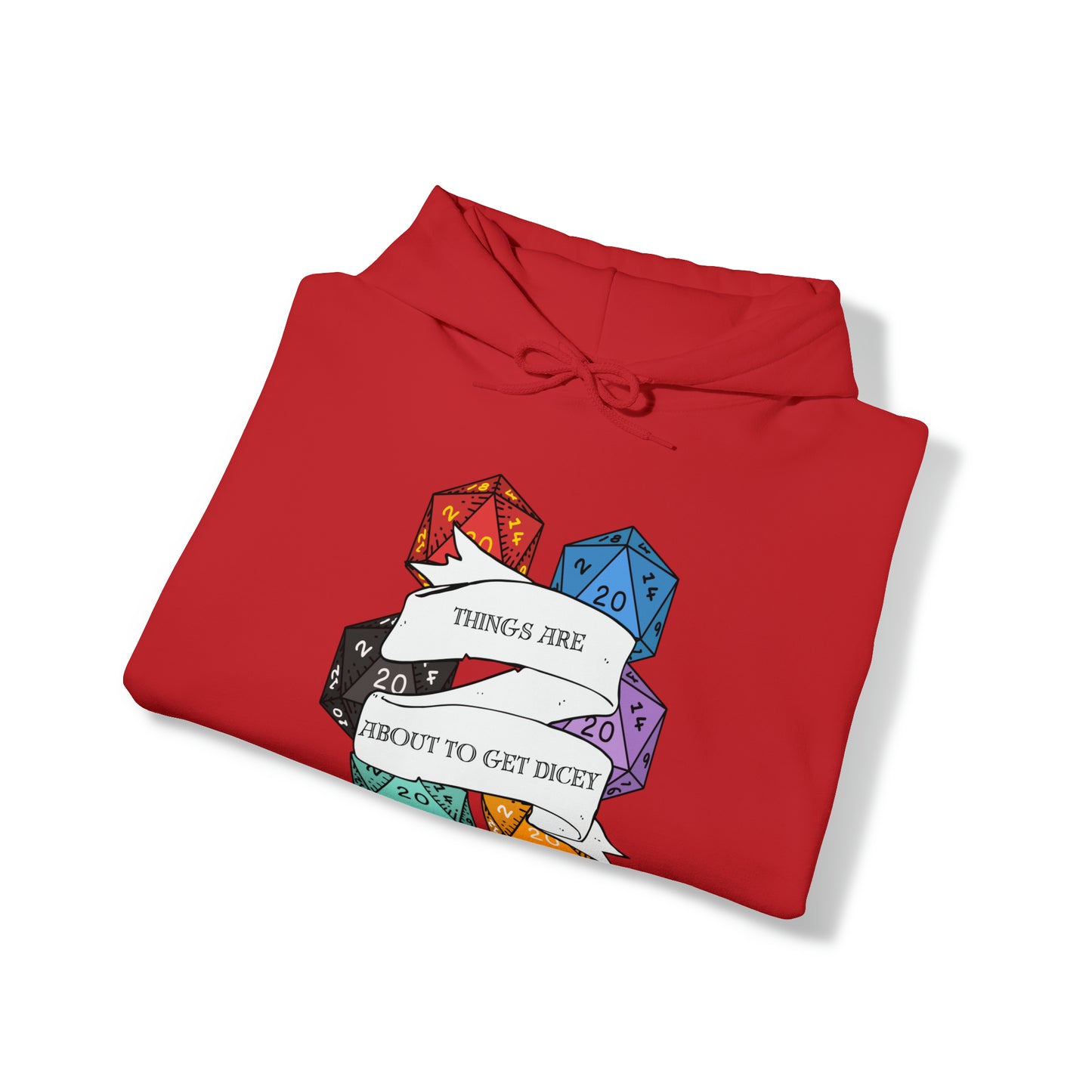 Dungeons & Dragons - Dicey Unisex Heavy Blend™ Hooded Sweatshirt