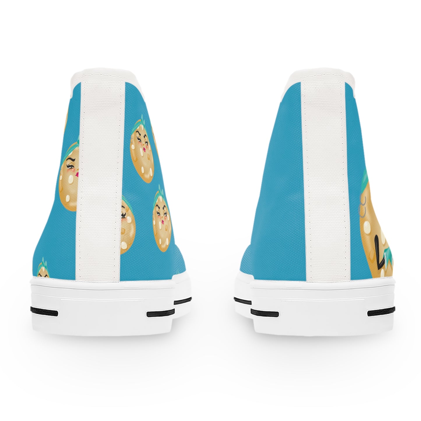 The Erica High Top Teal Sneaker
