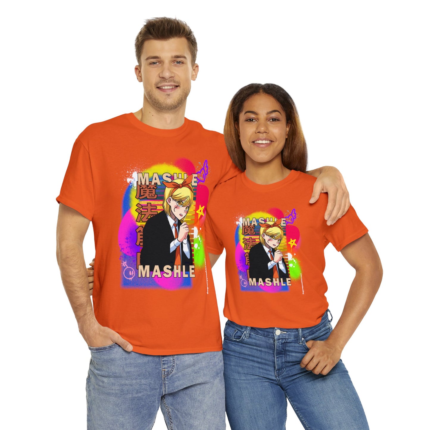 Mashle - Lemon Irvine Graffiti Unisex Heavy Cotton Tee