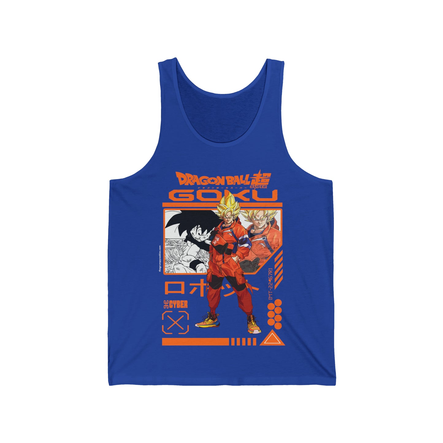 Dragon Ball - Cyber Goku Men's Jersey Tank