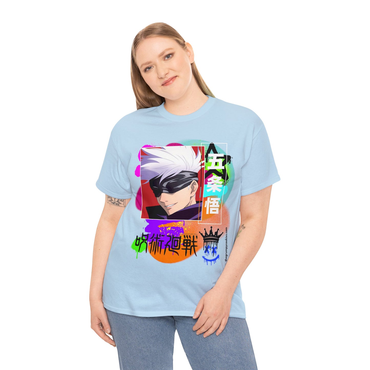 Jujutsu Kaisen - Gojo's Side Smile Unisex Heavy Cotton Tee