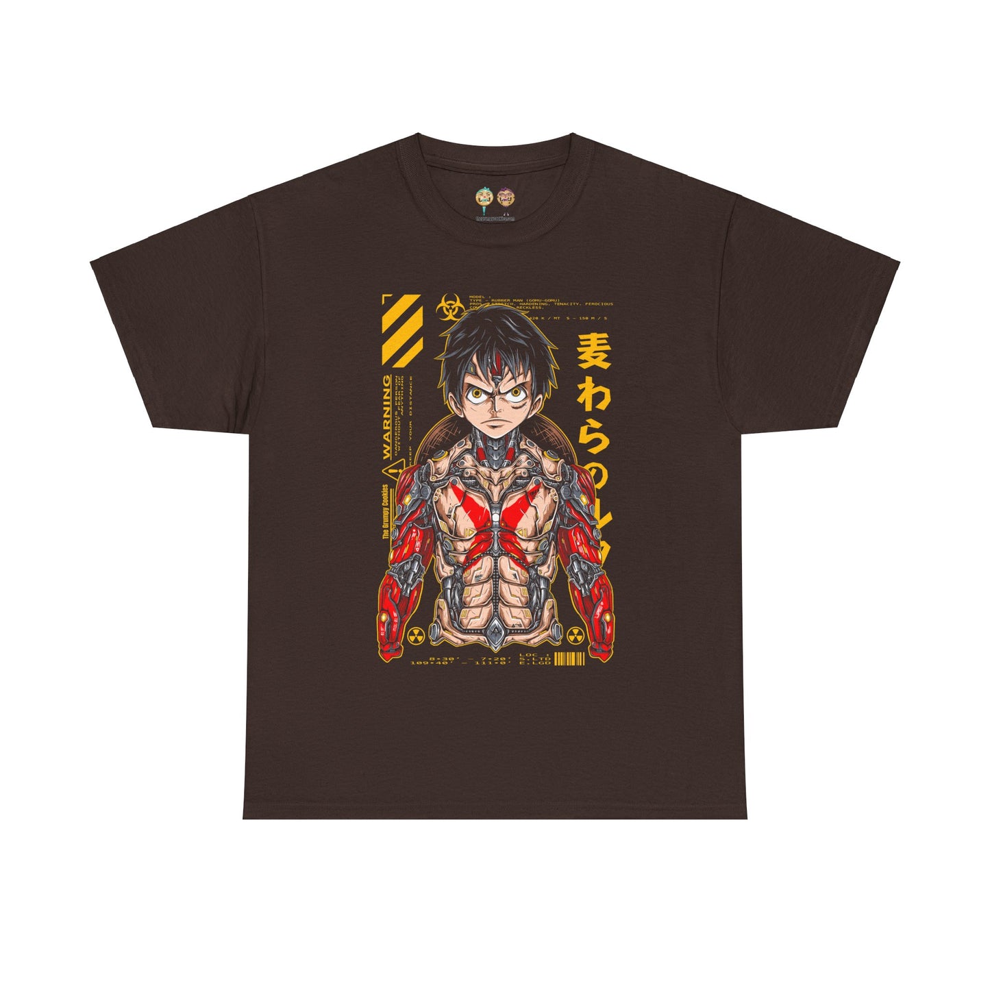 One Piece - Mecha Luffy Print Unisex Heavy Cotton Tee