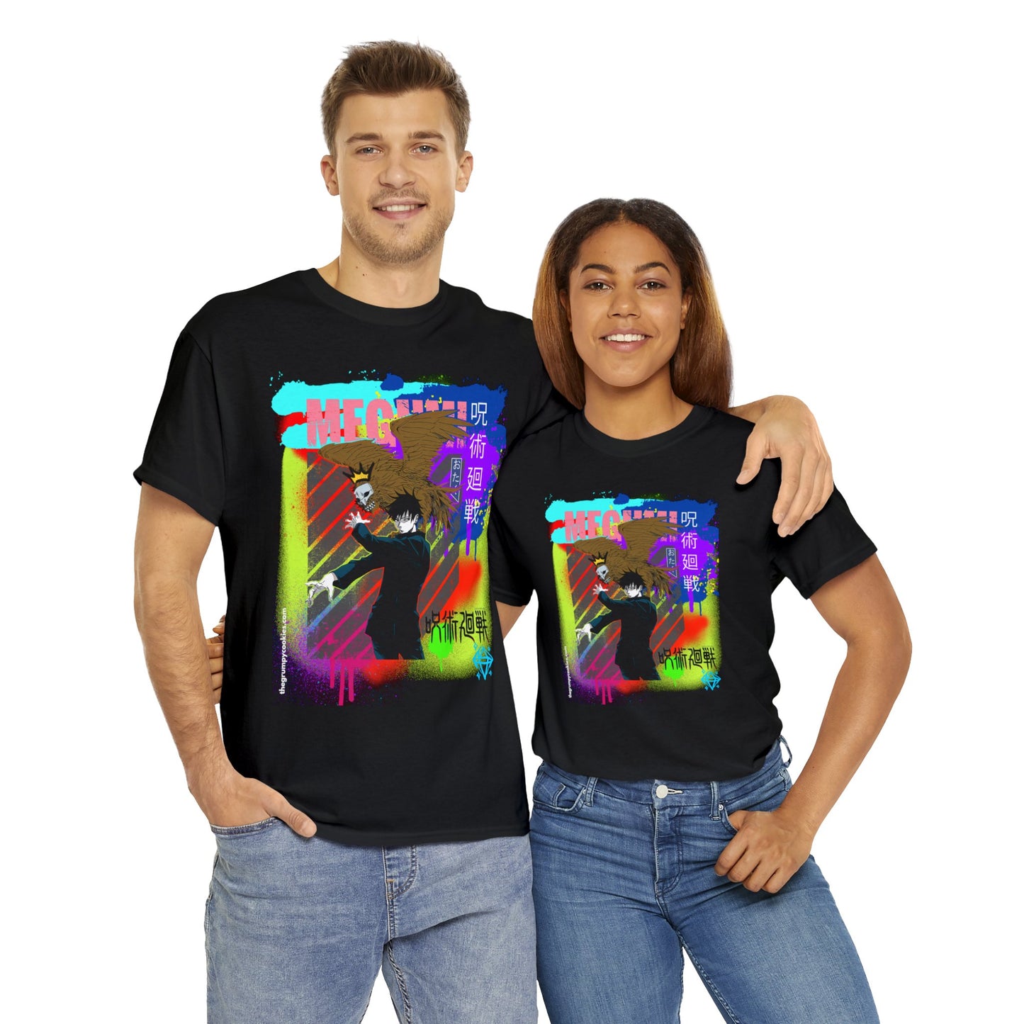 Jujutsu Kaisen - Megumi & Nue Unisex Heavy Cotton Tee
