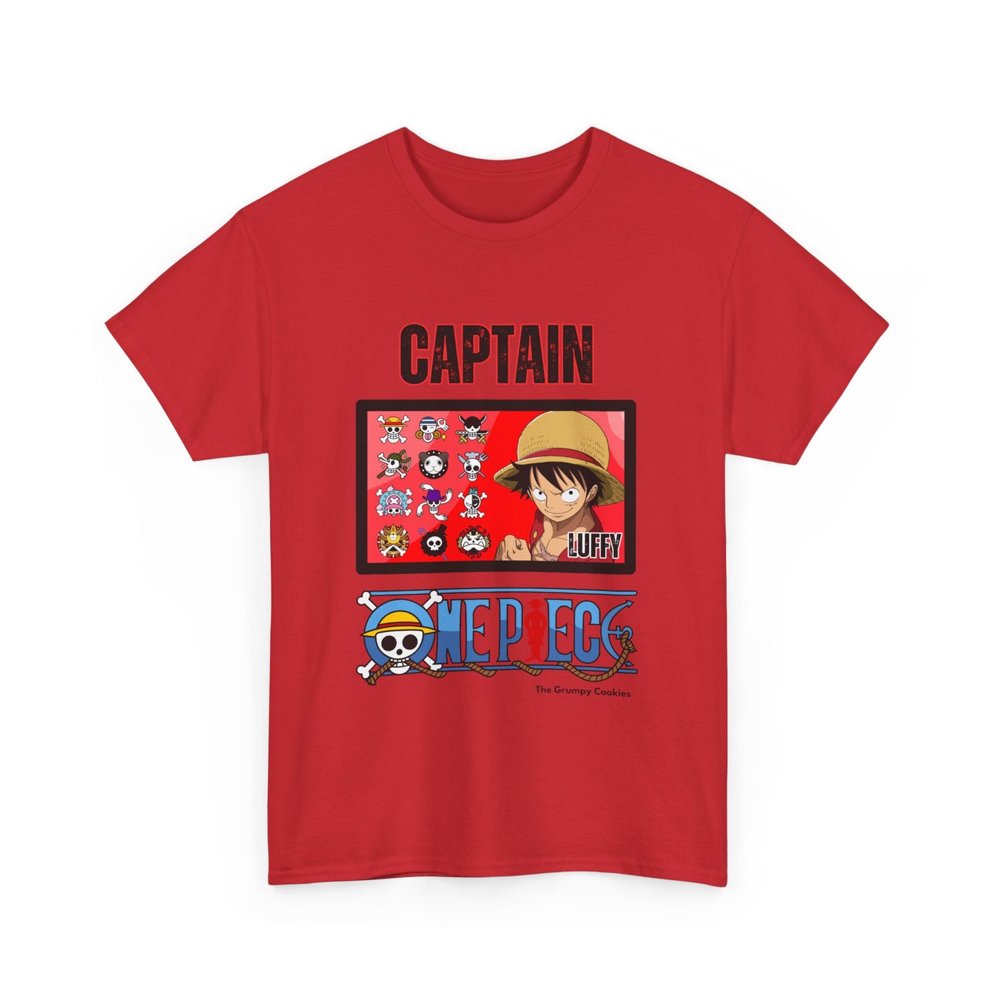 One Piece - Captain Luffy Unisex Heavy Cotton Tee