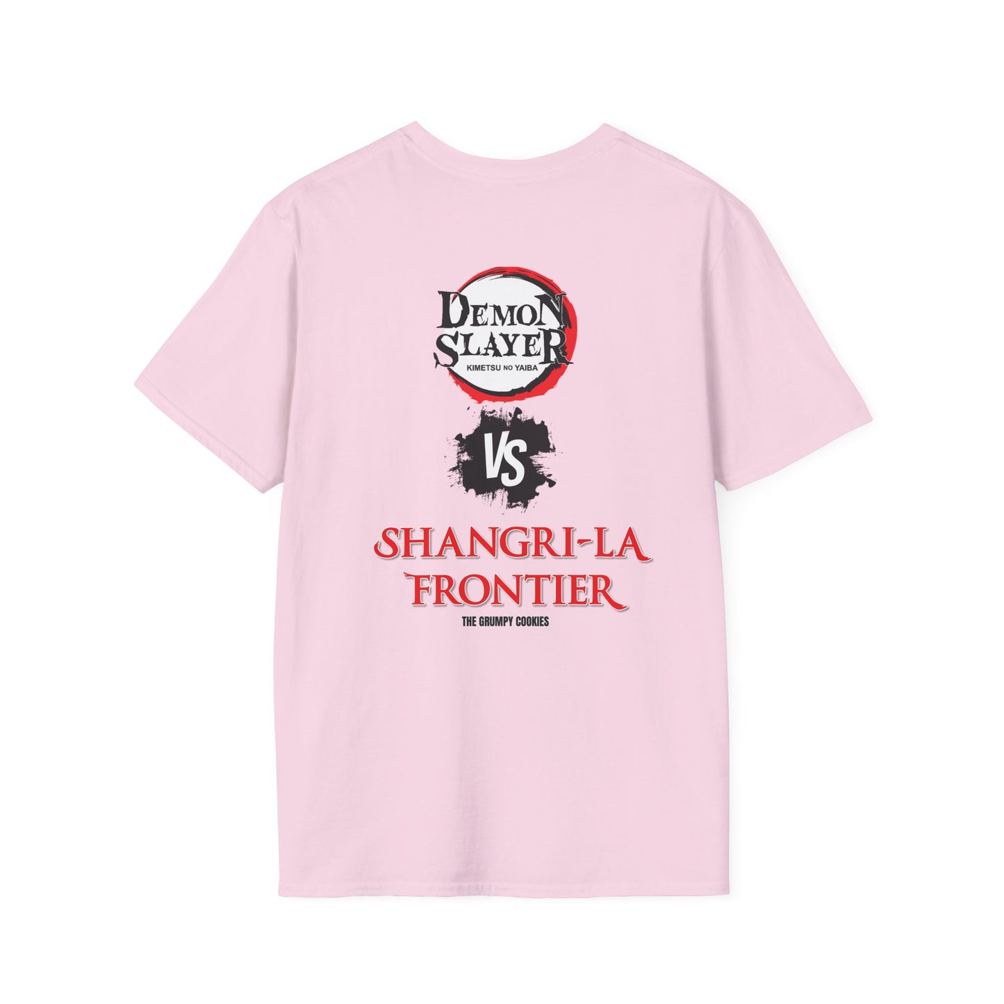 Shangri-la Frontier vs Demon Slayer- Boar Head vs Bird Brain Graphic Tee