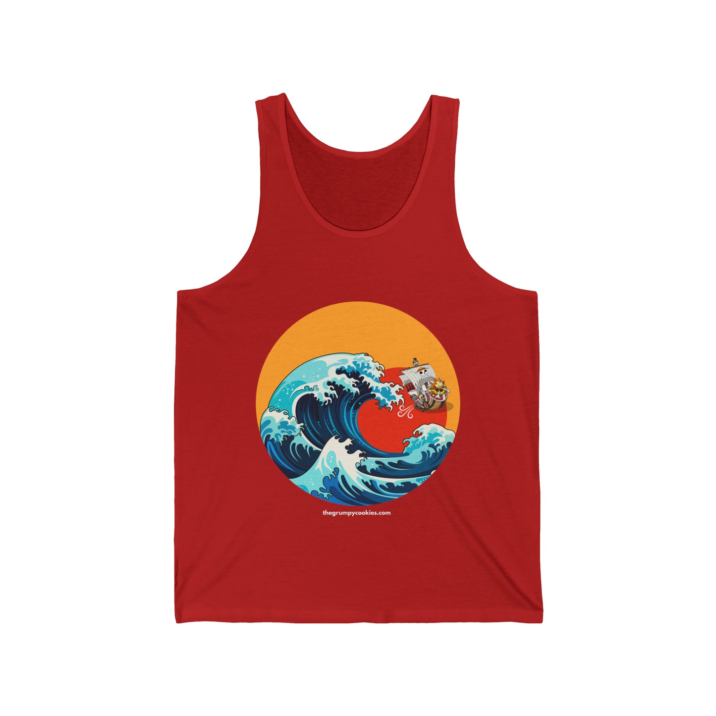 One Piece - Riding the Wave Jersey Tank