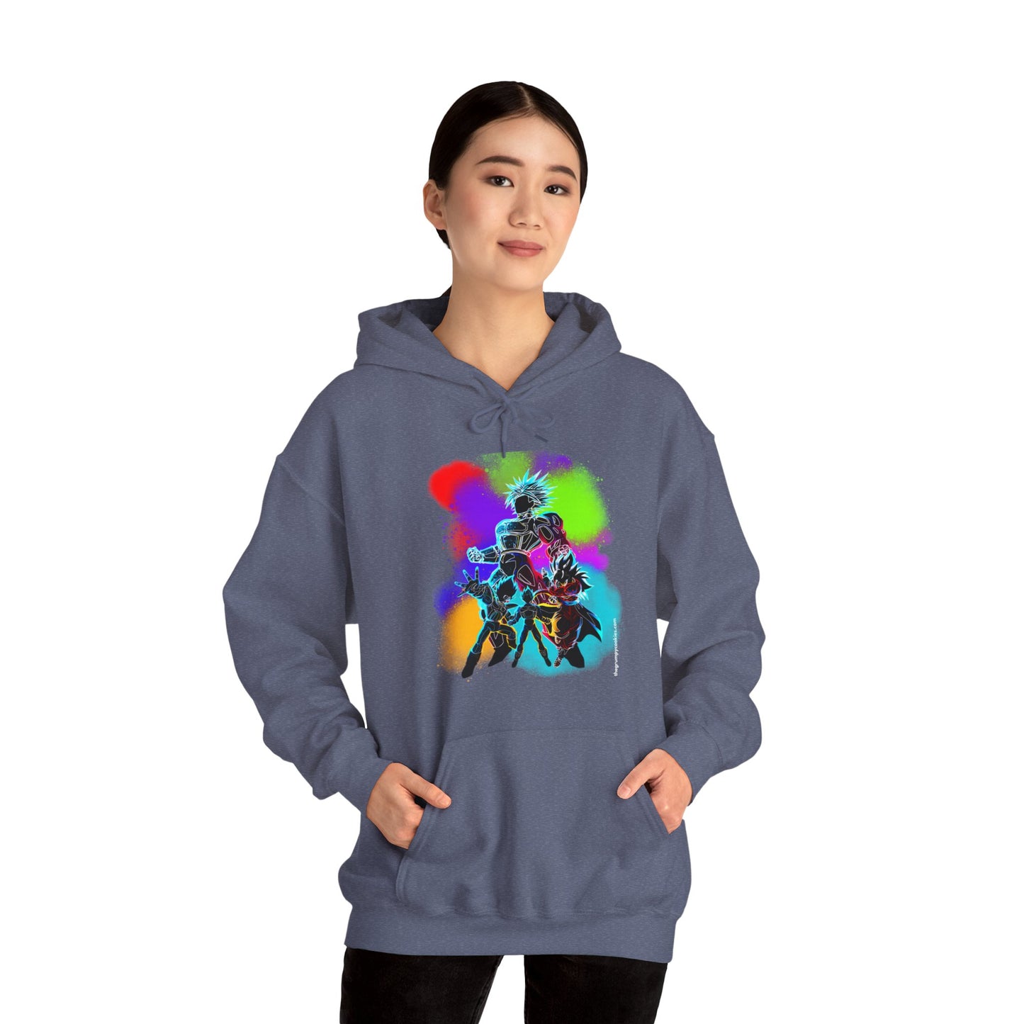 Dragon Ball - Technicolor Unisex Heavy Blend™ Hooded Sweatshirt
