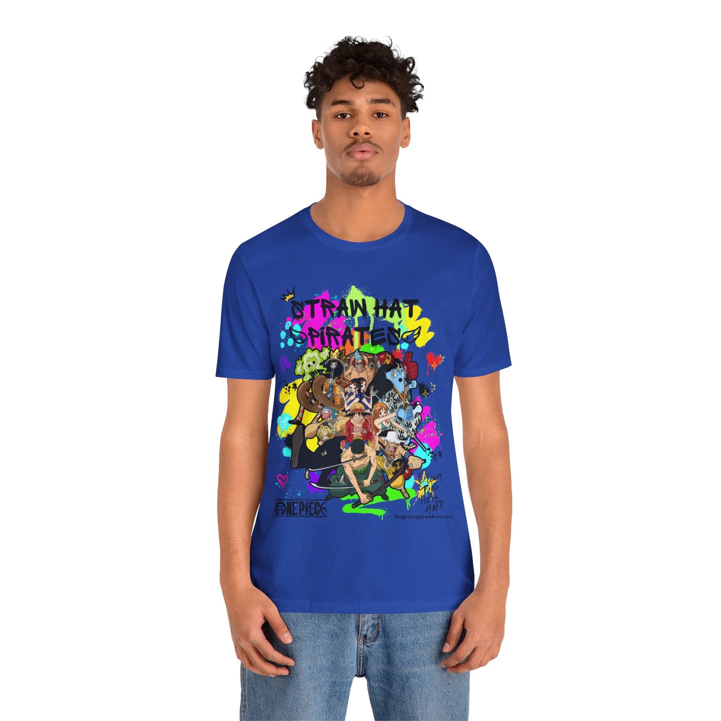 One Piece - Graffiti Straw Hats Unisex Jersey Short Sleeve Tee
