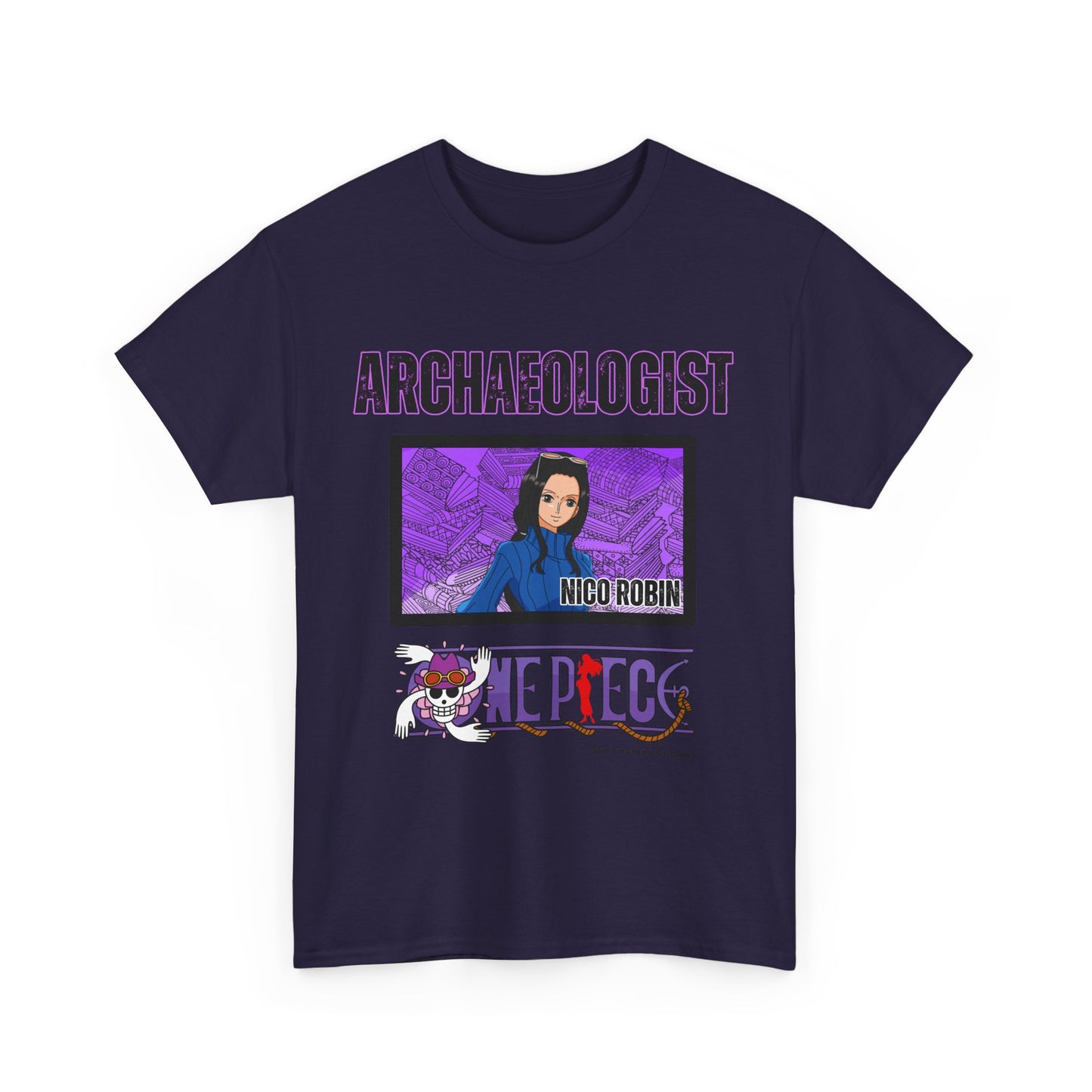 One Piece - Archaeologist Robin Unisex Heavy Cotton Tee