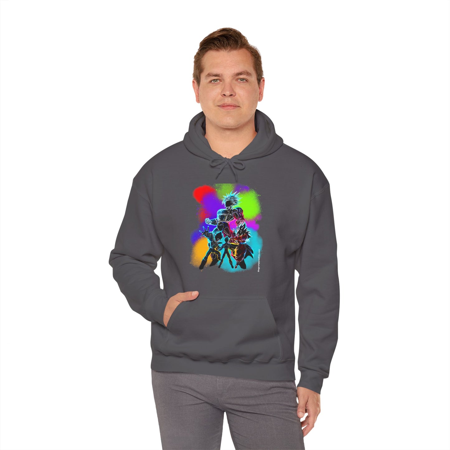 Dragon Ball - Technicolor Unisex Heavy Blend™ Hooded Sweatshirt