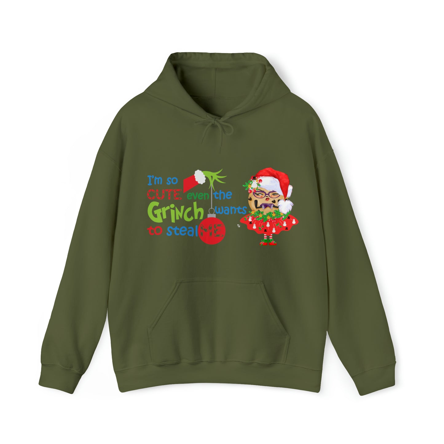 The Grumpy Cookies - Even the Grinch Loves TGC Unisex Heavy Blend™ Hooded Sweatshirt