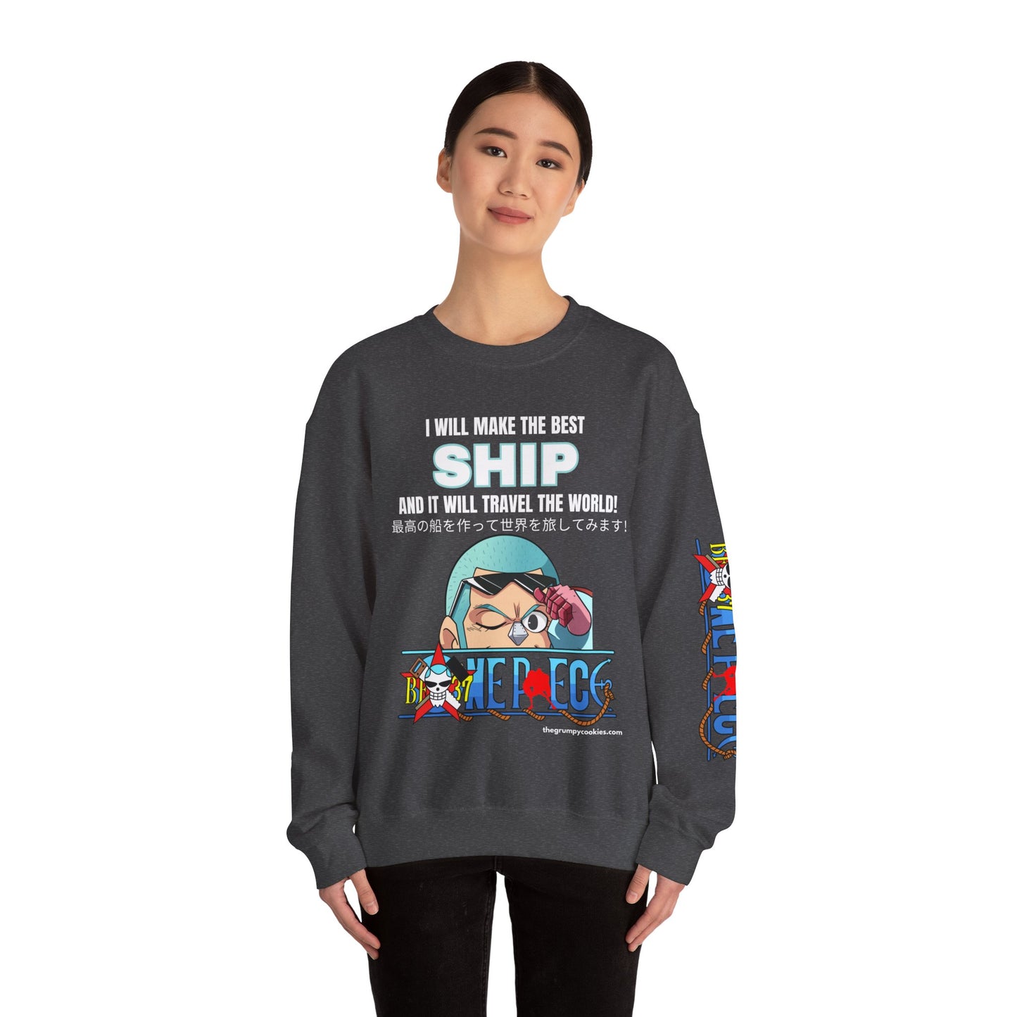 One Piece - World's Greatest Shipwright Unisex Heavy Blend™ Crewneck Sweatshirt