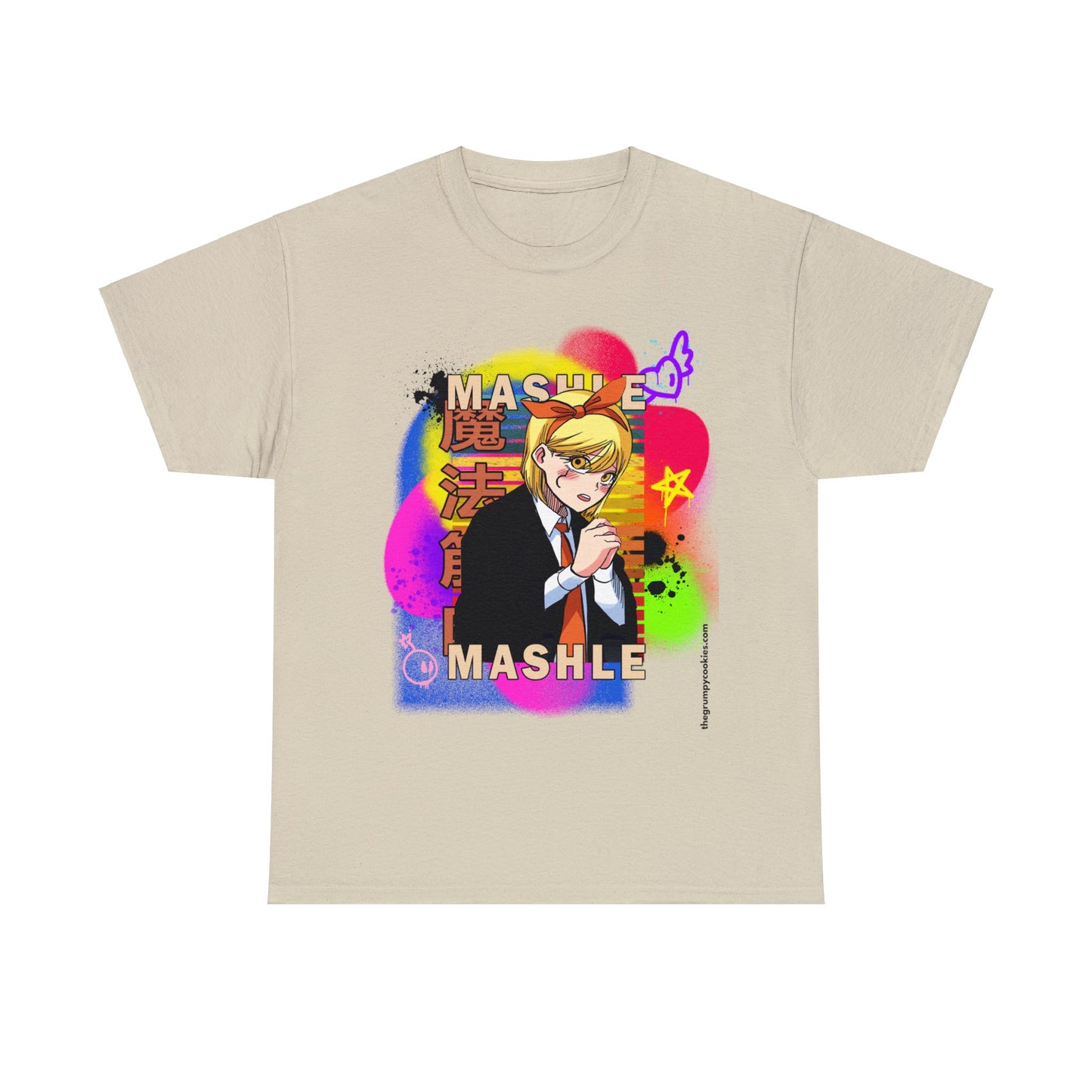 Mashle - Lemon Irvine Graffiti Unisex Heavy Cotton Tee