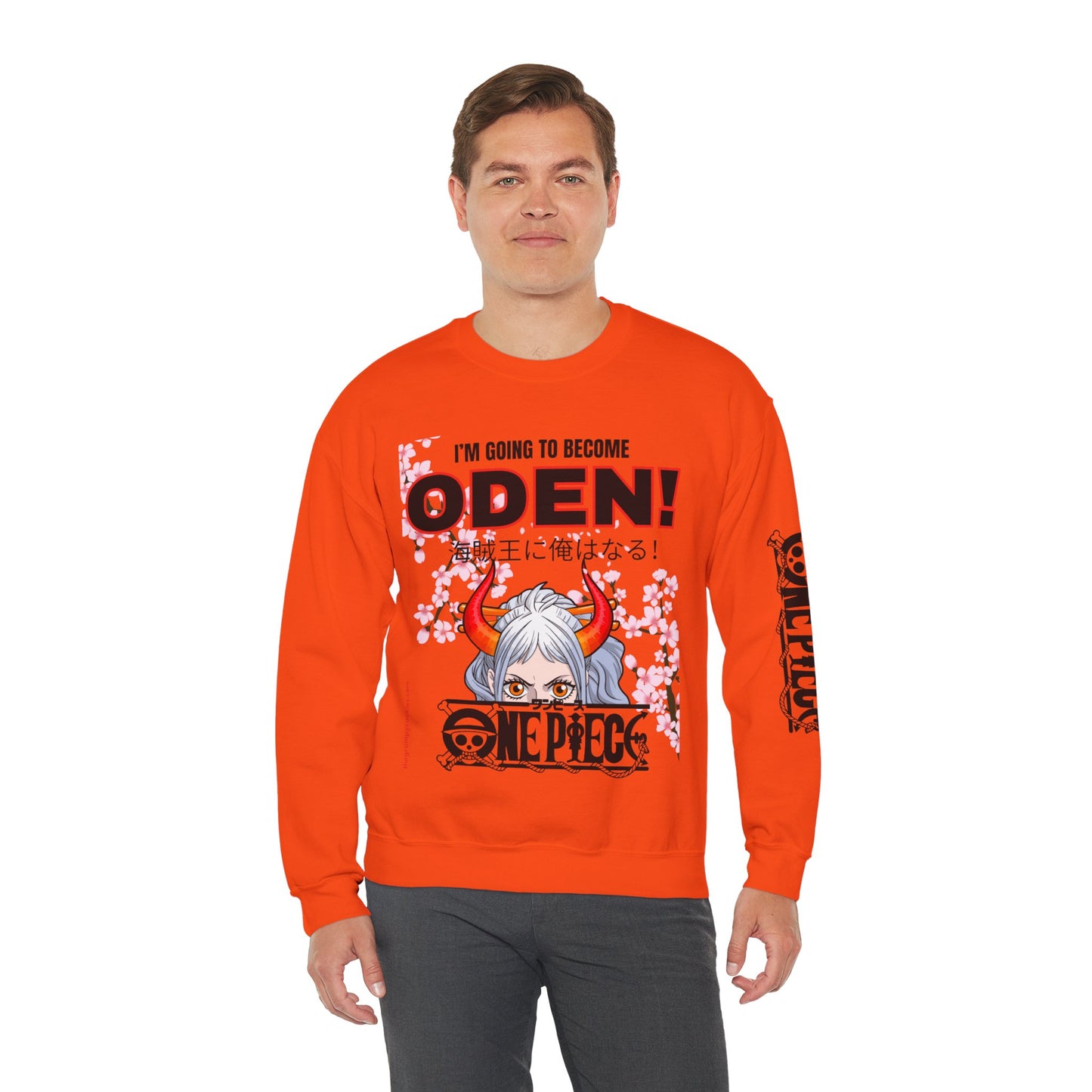 One Piece - I Will Be Oden Unisex Heavy Blend™ Crewneck Sweatshirt