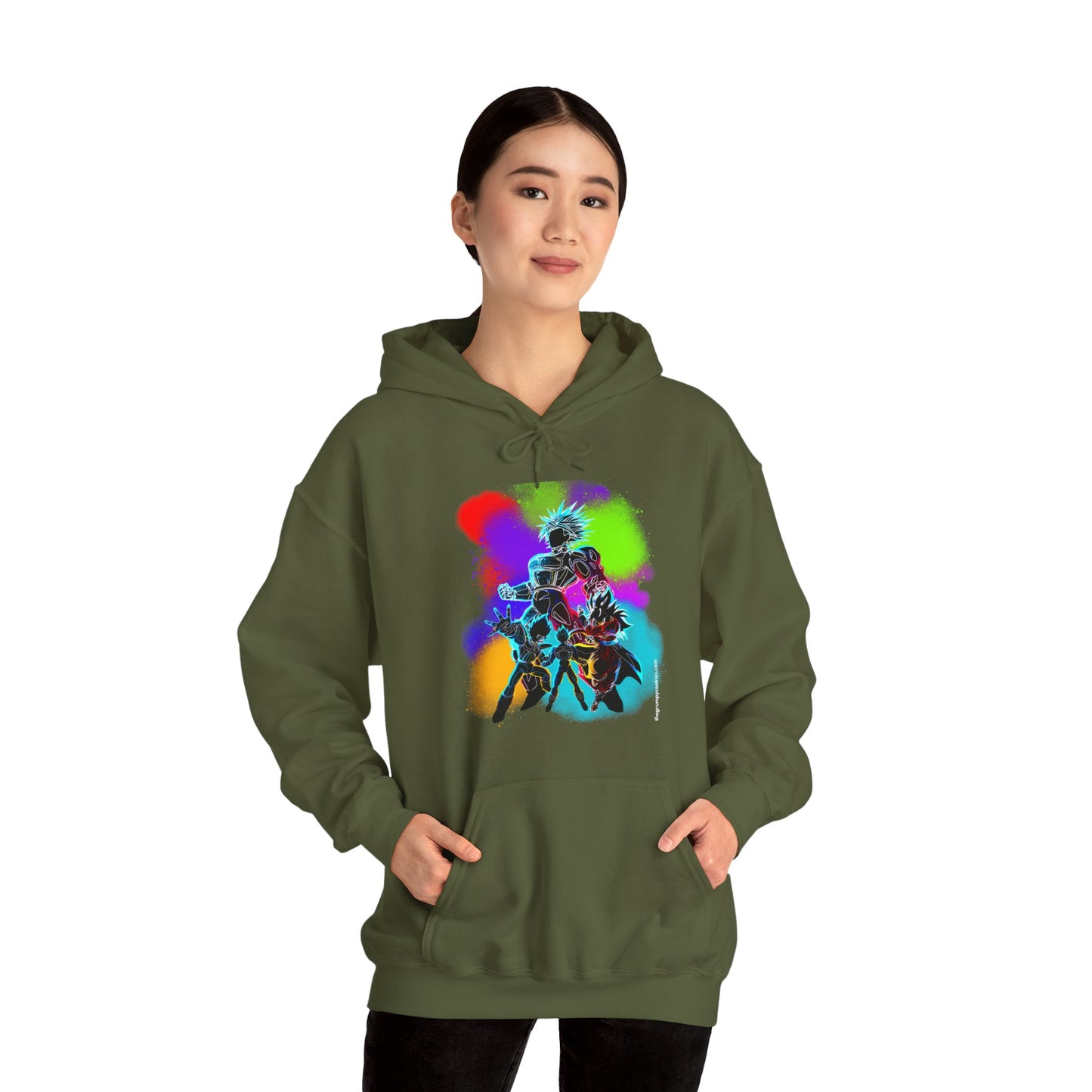 Dragon Ball - Technicolor Unisex Heavy Blend™ Hooded Sweatshirt