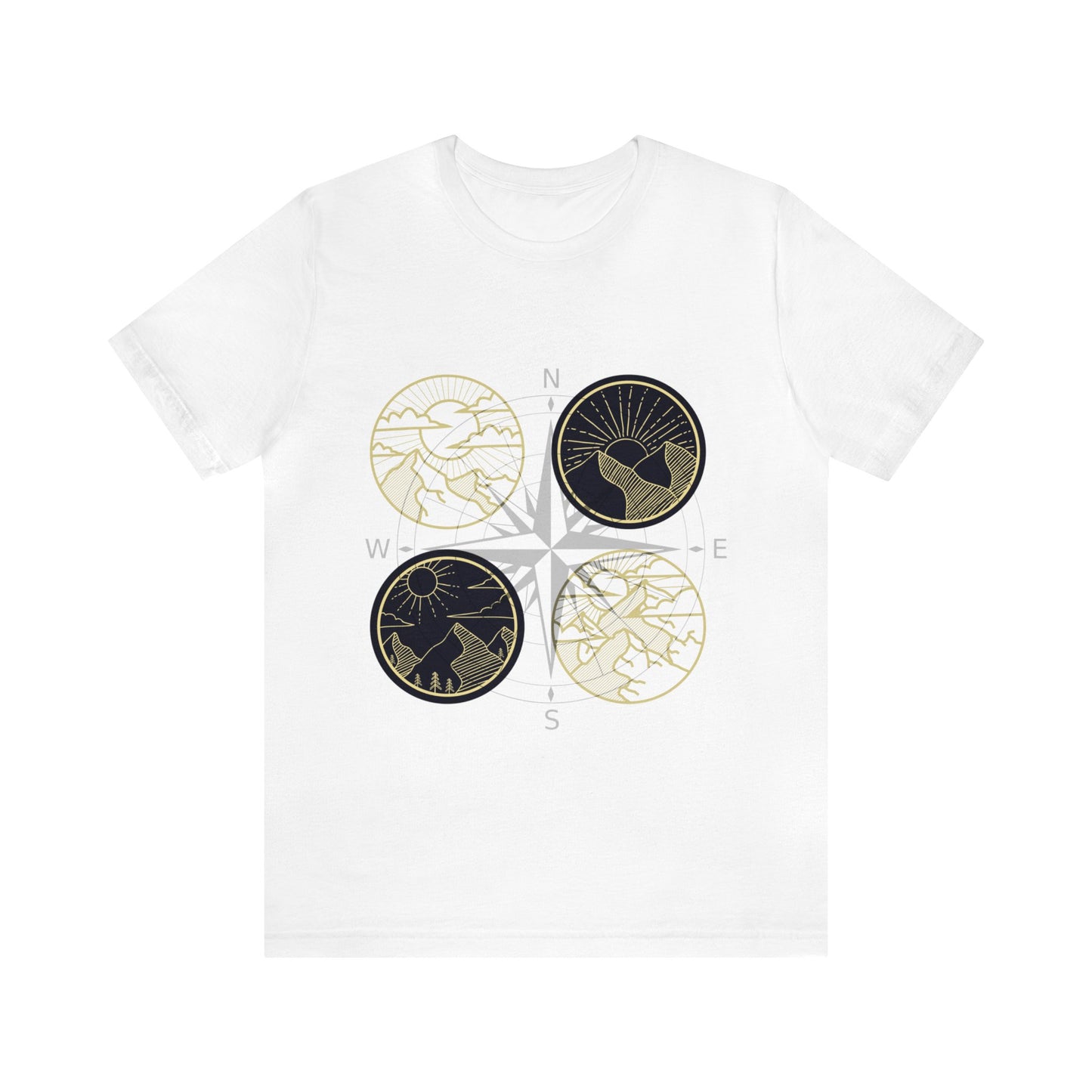The Grumpy Cookies - Compass Short Sleeve Tee