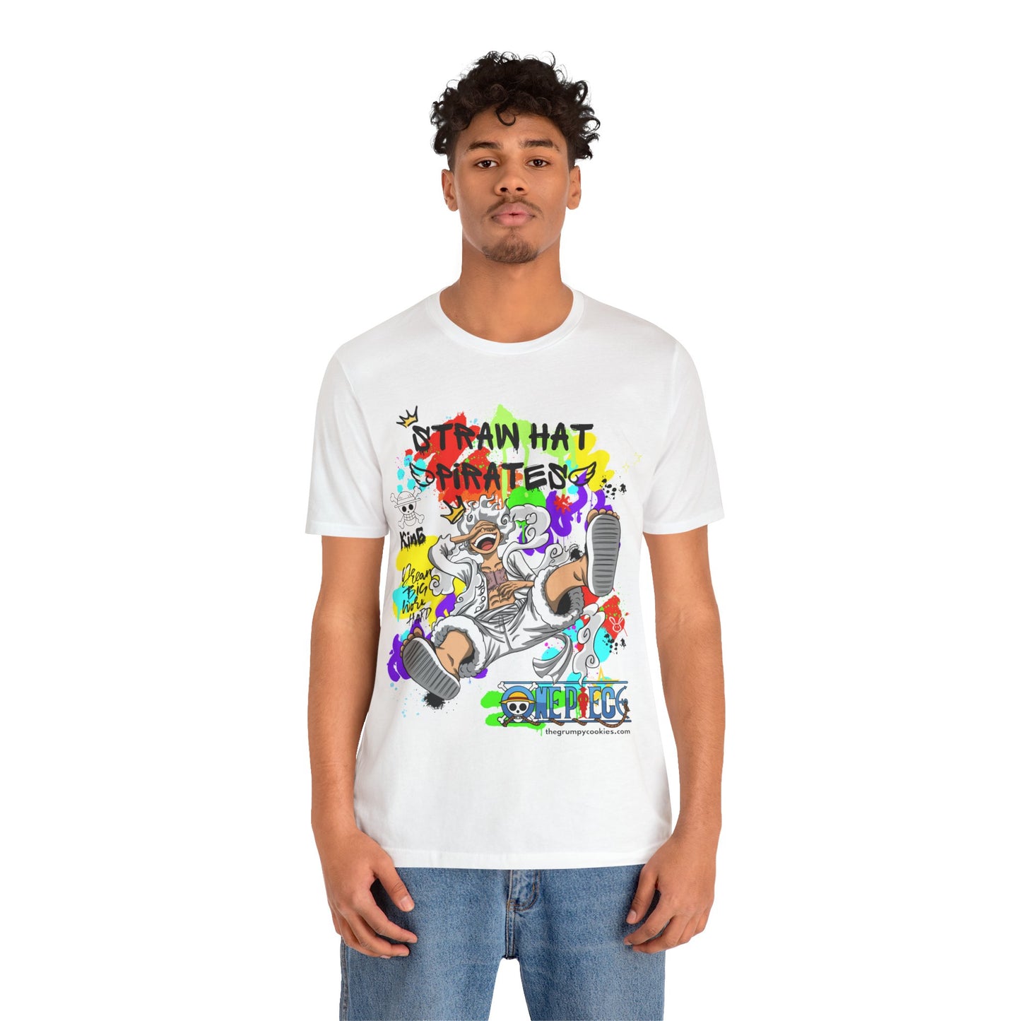 One Piece - Graffiti Luffy Unisex Jersey Short Sleeve Tee