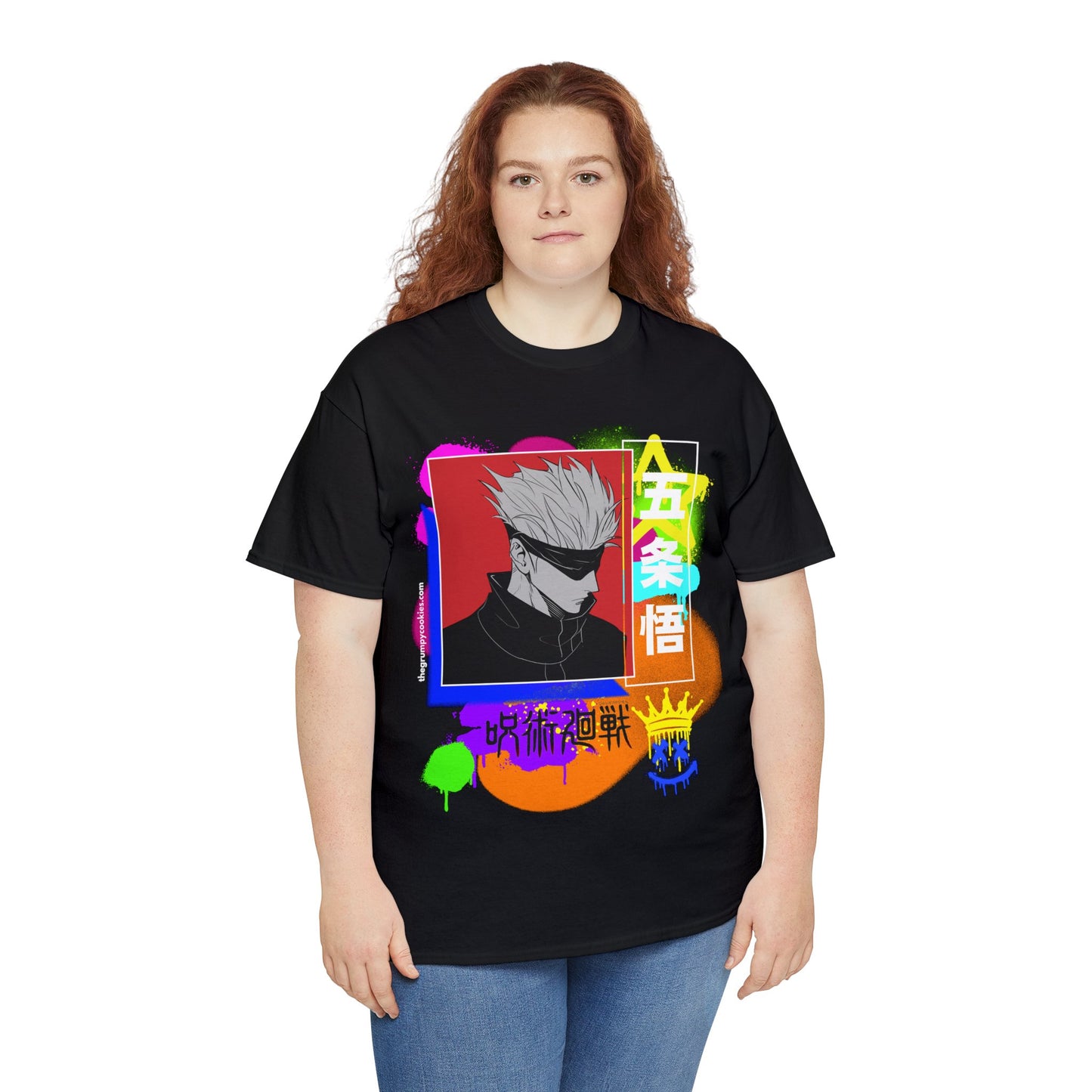 Jujutsu Kaisen - Emo Gojo Unisex Heavy Cotton Tee