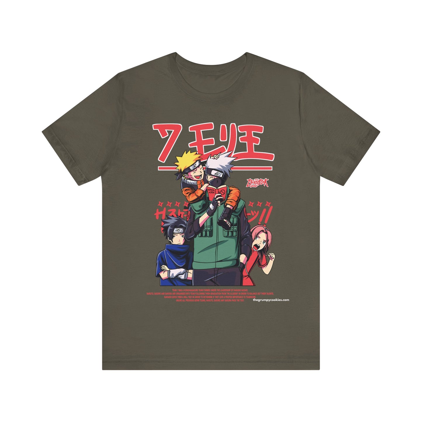 Naruto - Team Kakashi Jersey Short Sleeve Tee