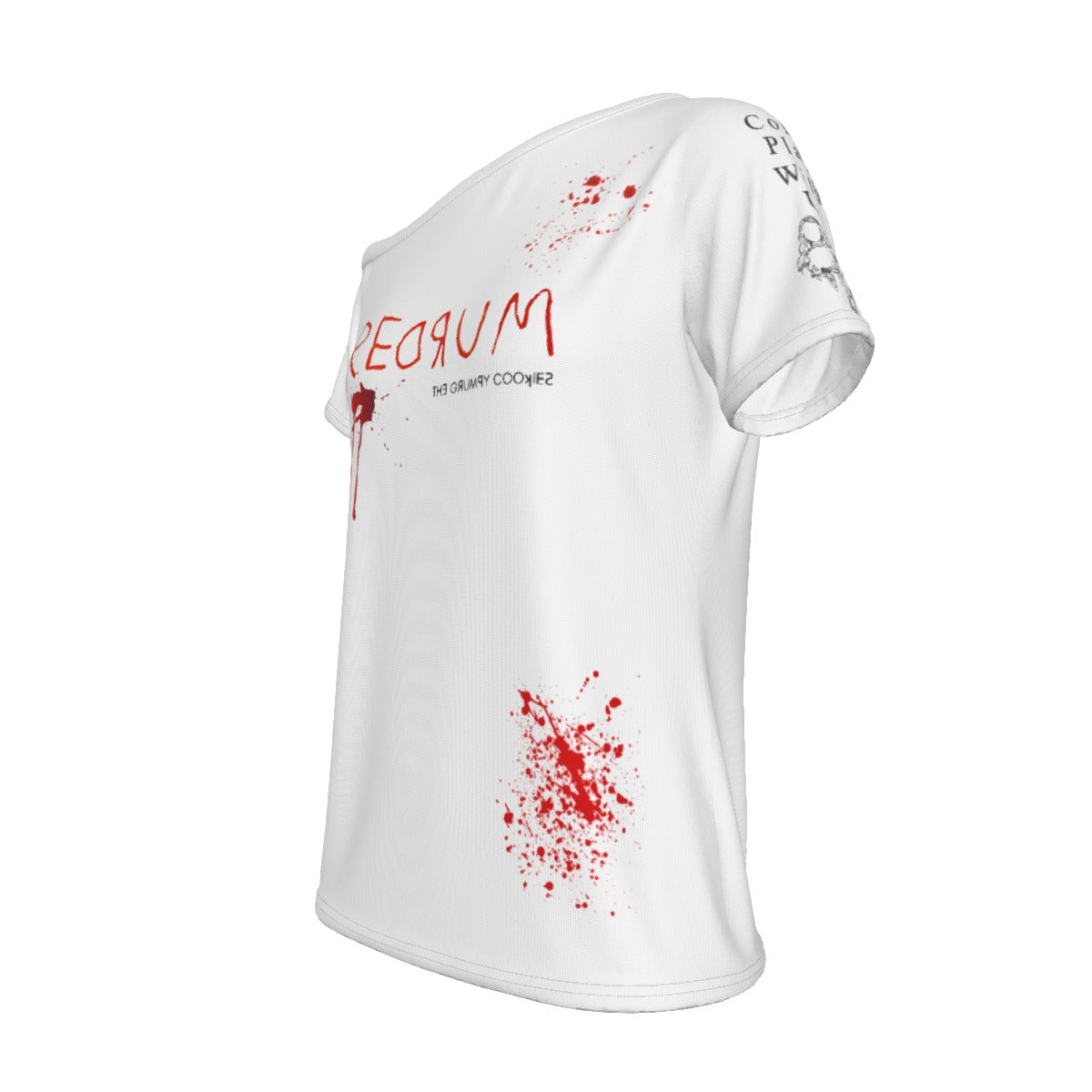 The Shining - Redrum Women's Off-Shoulder T-shirt