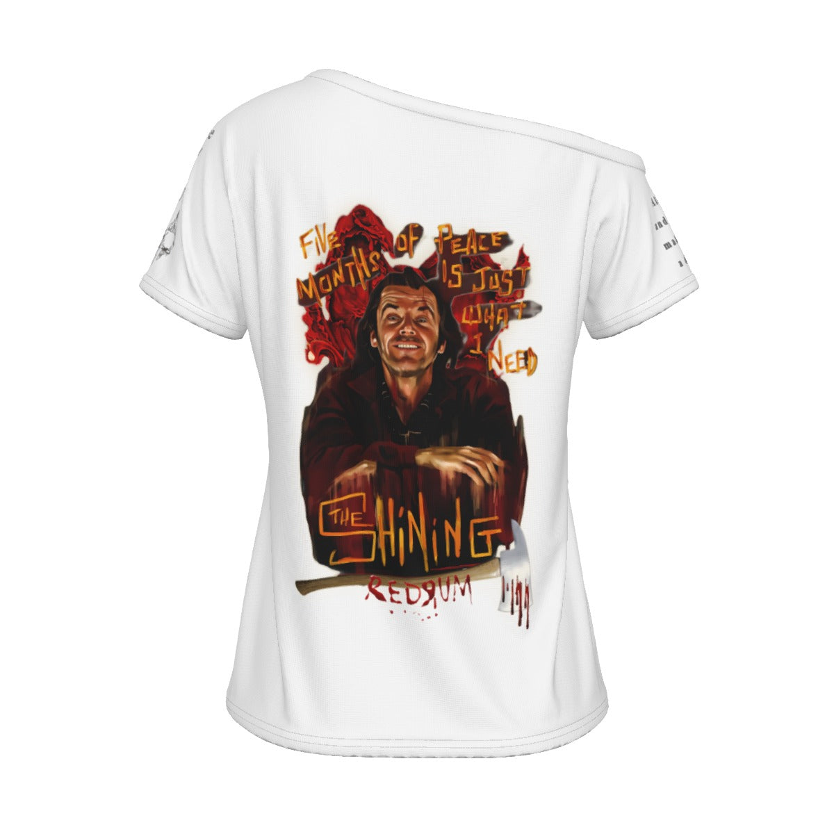 The Shining - Redrum Women's Off-Shoulder T-shirt