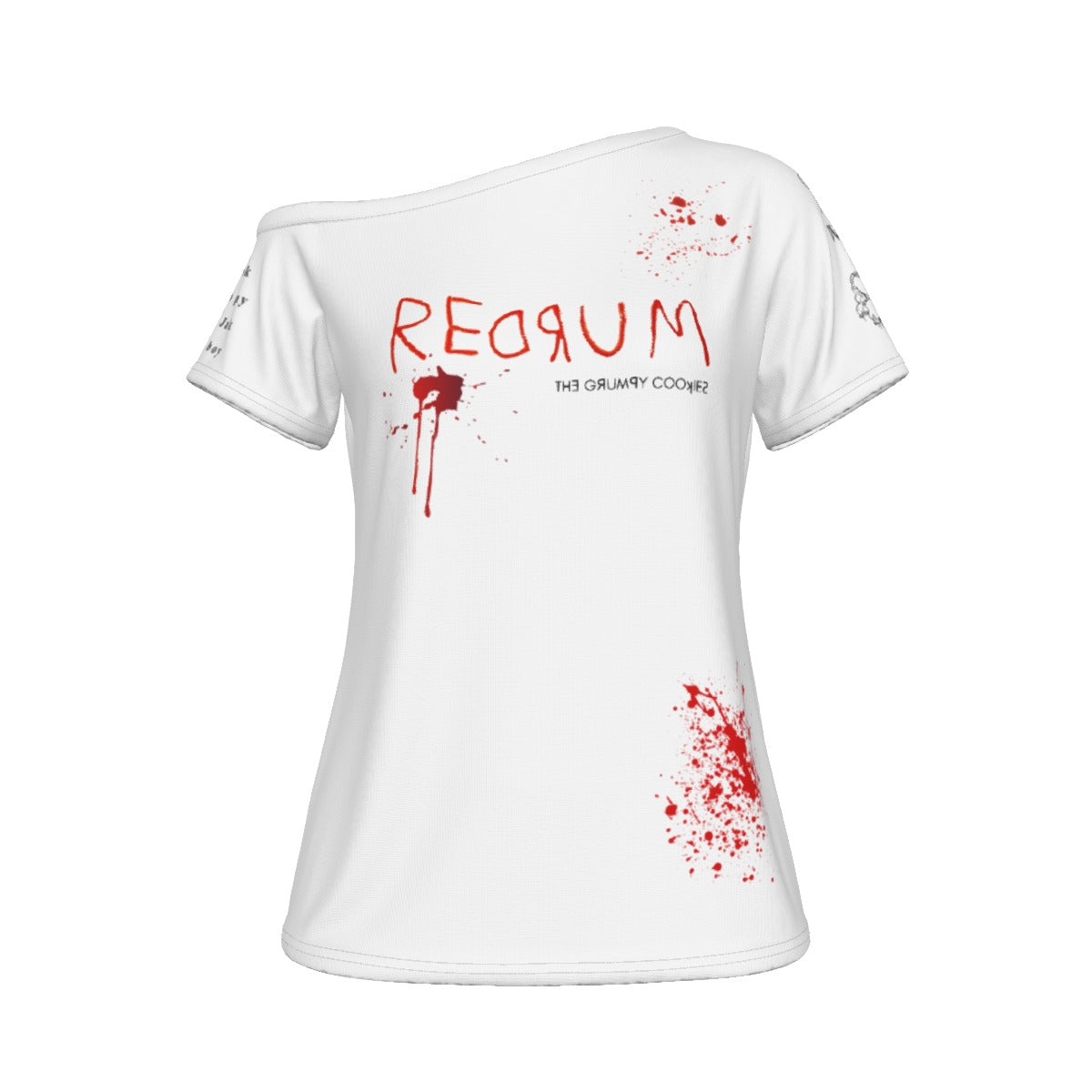 The Shining - Redrum Women's Off-Shoulder T-shirt