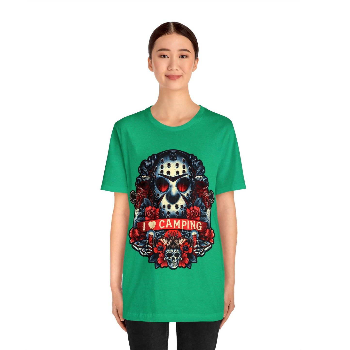 Friday the 13th - I Heart Camping Short Sleeve Tee