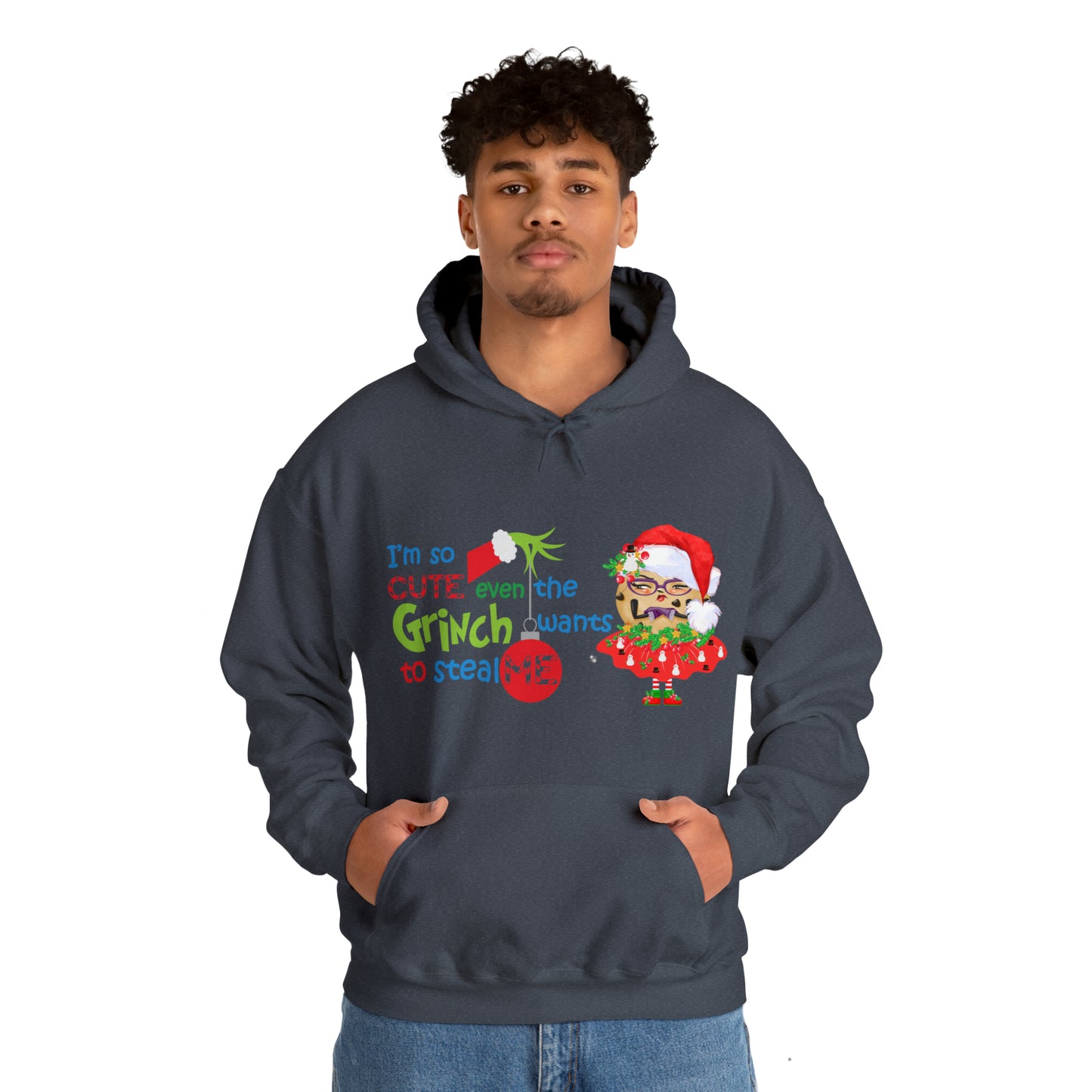 The Grumpy Cookies - Even the Grinch Loves TGC Unisex Heavy Blend™ Hooded Sweatshirt
