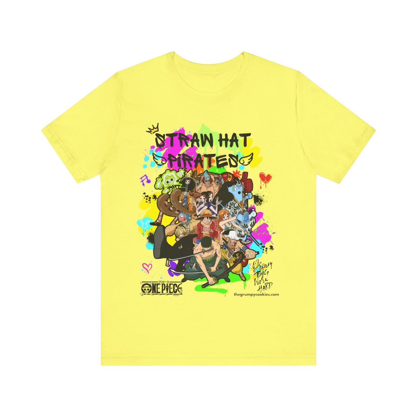 One Piece - Graffiti Straw Hats Unisex Jersey Short Sleeve Tee