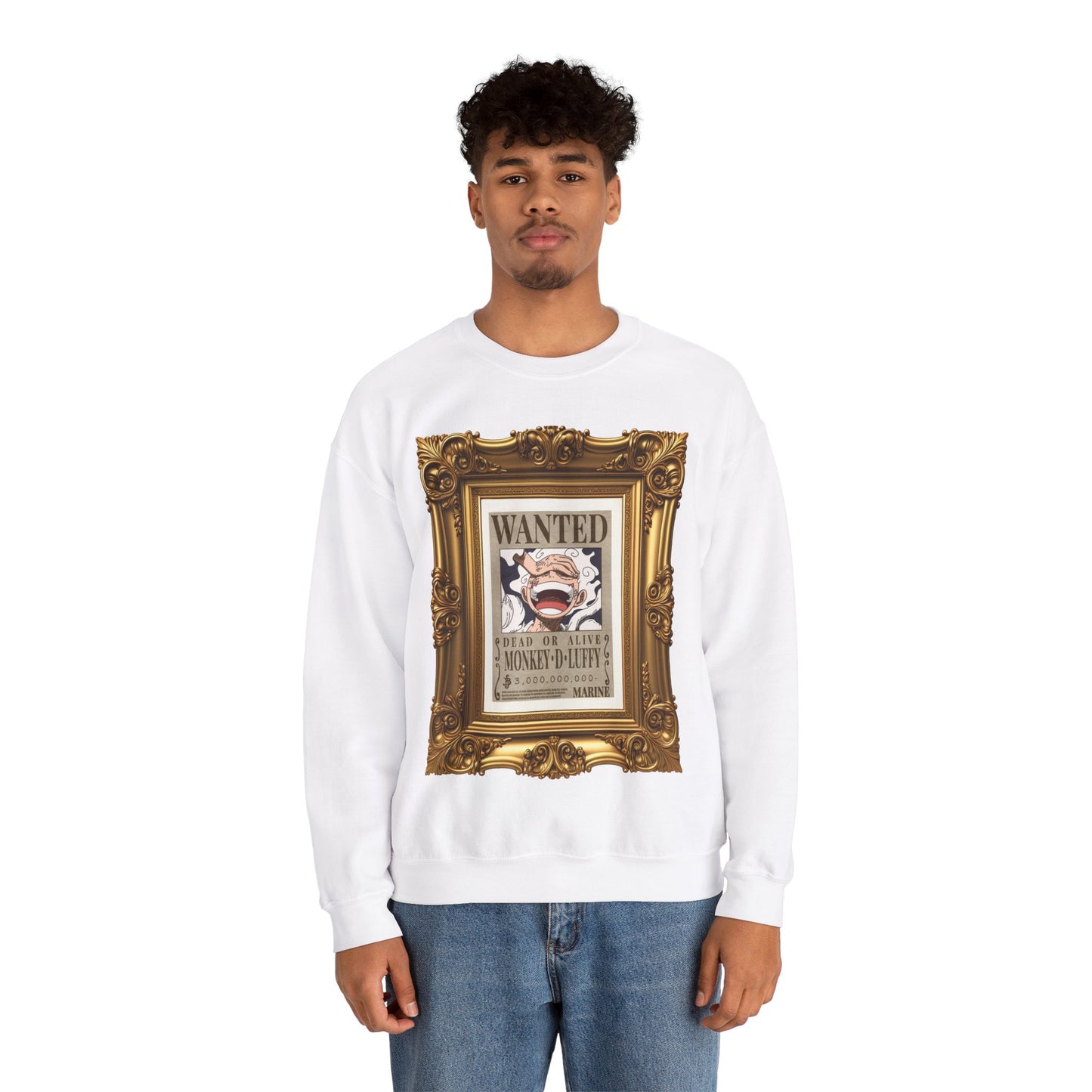 One Piece - Fine Art Luffy Unisex Heavy Blend™ Crewneck Sweatshirt