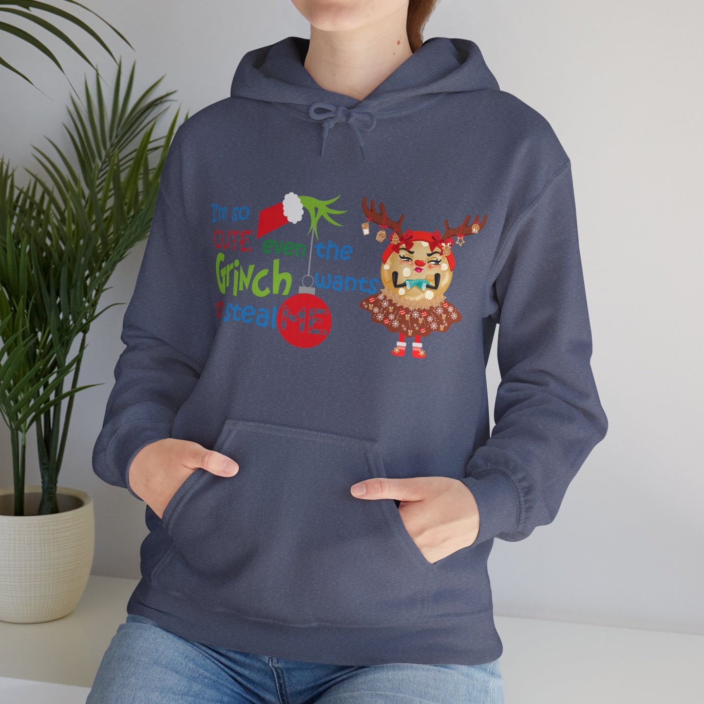 The Grumpy Cookies - Even the Grinch Loves TGC Unisex Heavy Blend™ Hooded Sweatshirt