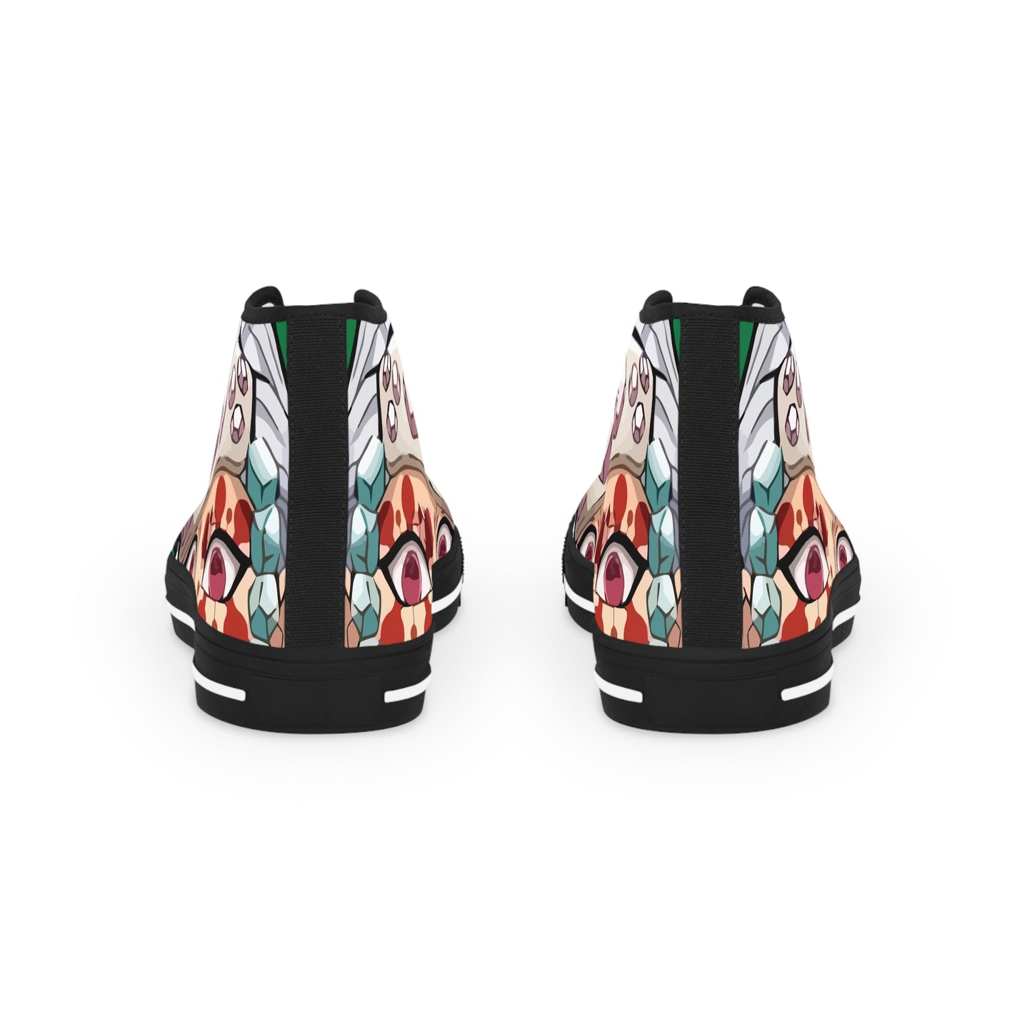 Demon Slayer - Flashy Tengen Men's High Top Green Sneakers