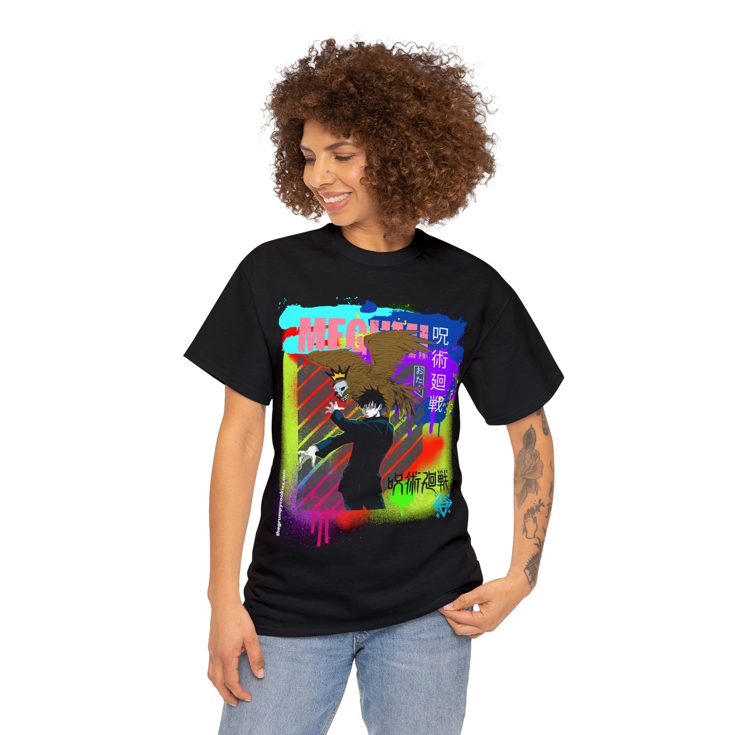 Jujutsu Kaisen - Megumi & Nue Unisex Heavy Cotton Tee