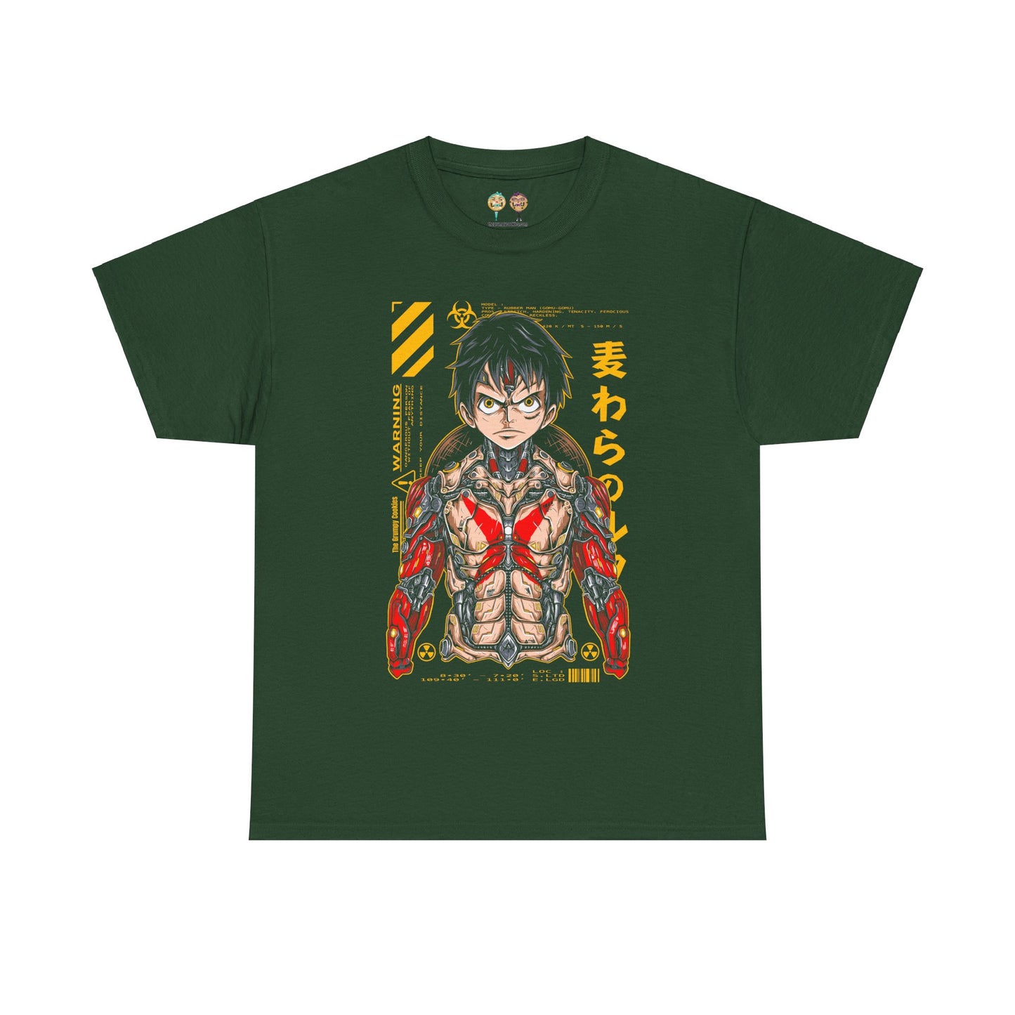 One Piece - Mecha Luffy Print Unisex Heavy Cotton Tee