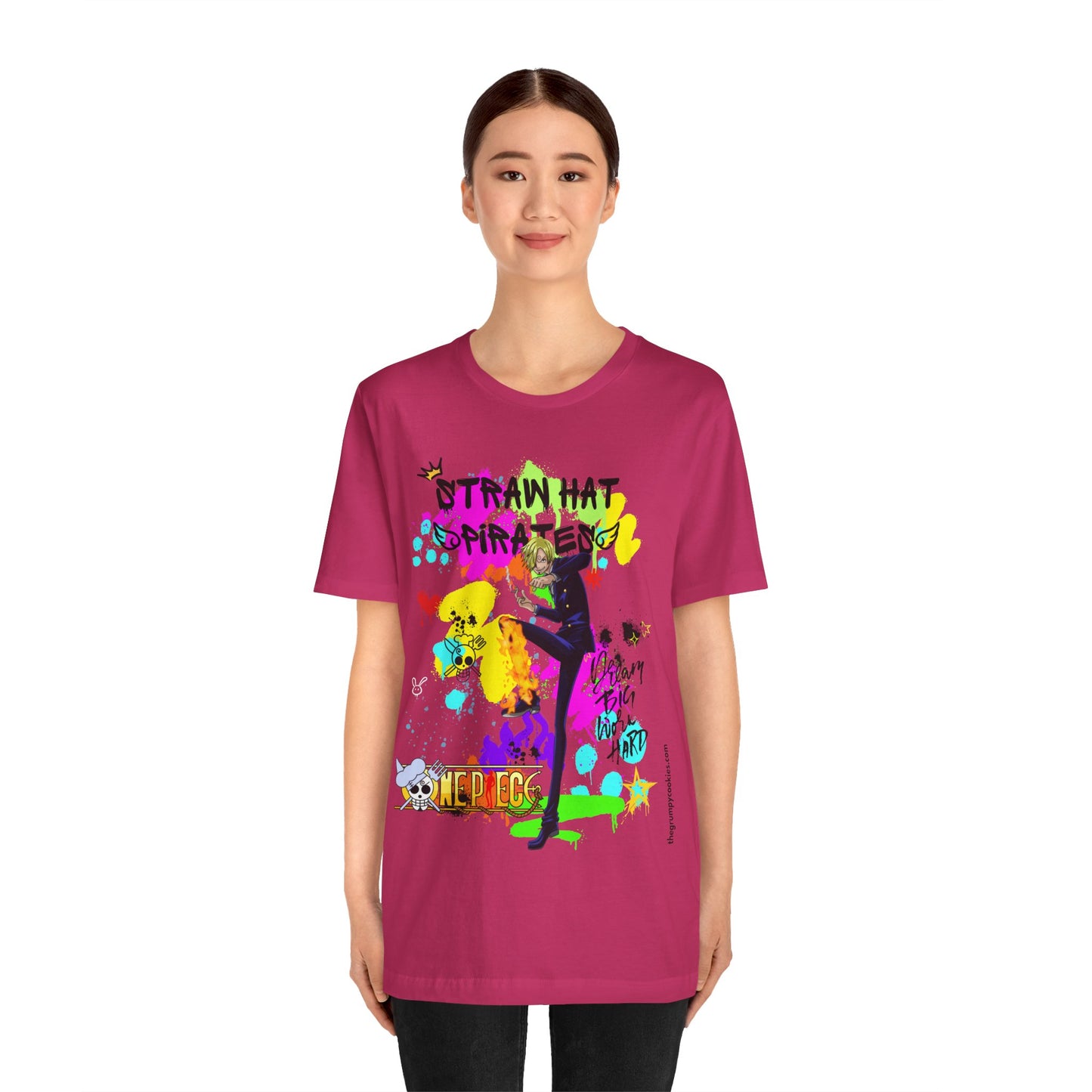 One Piece - Graffiti Sanji Unisex Jersey Short Sleeve Tee