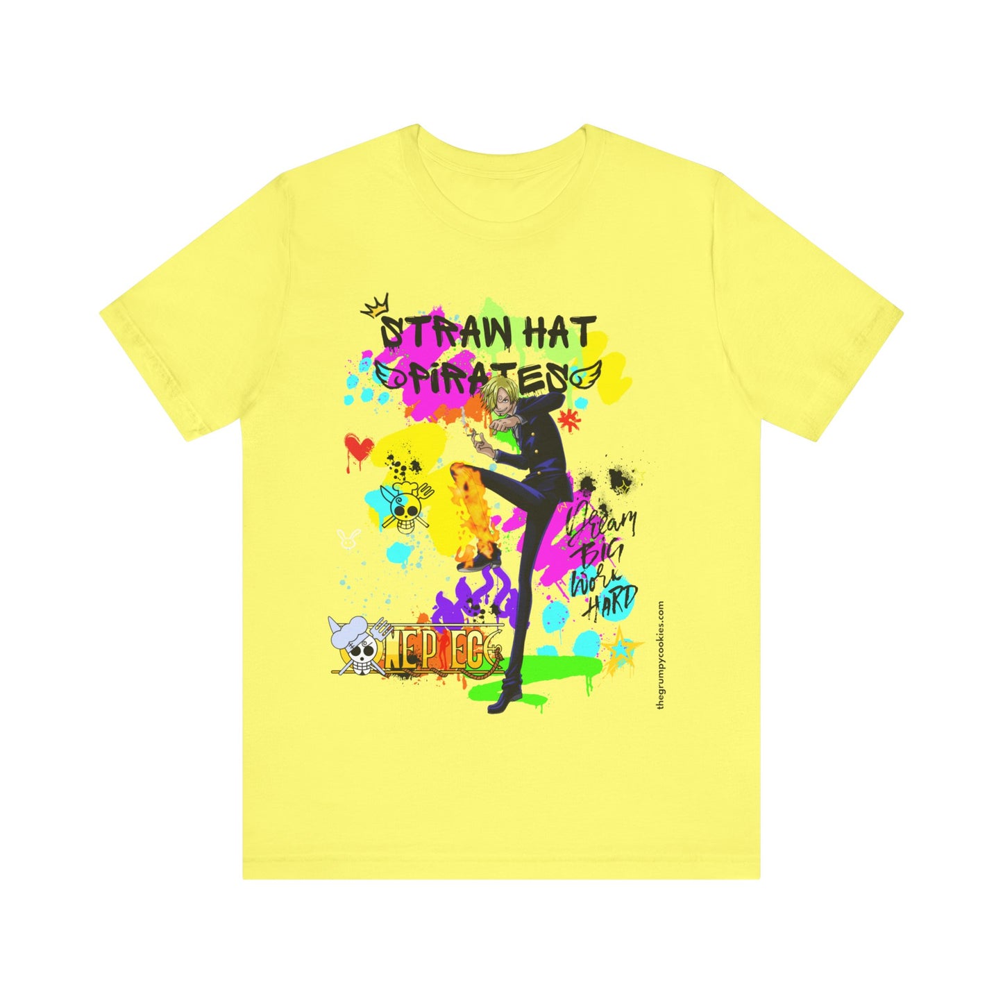 One Piece - Graffiti Sanji Unisex Jersey Short Sleeve Tee