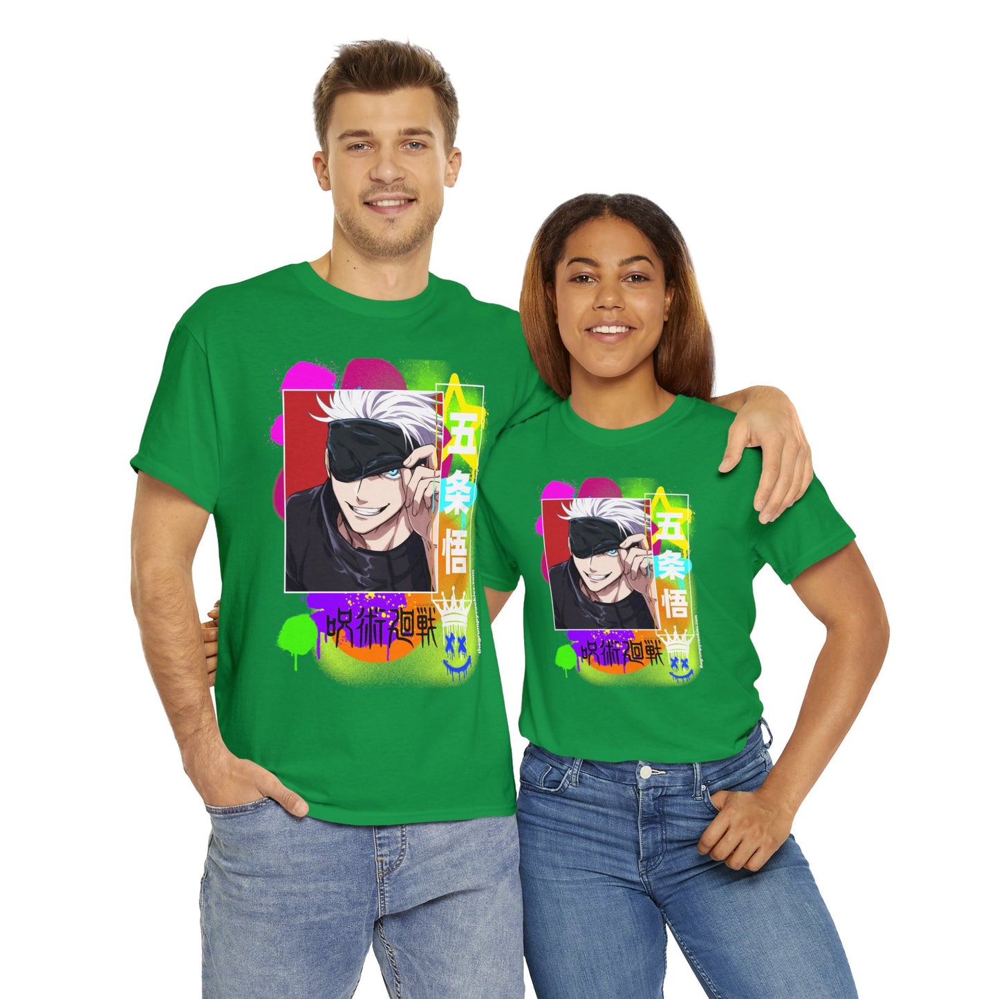 Jujutsu Kaisen - Peekaboo Gojo Unisex Heavy Cotton Tee