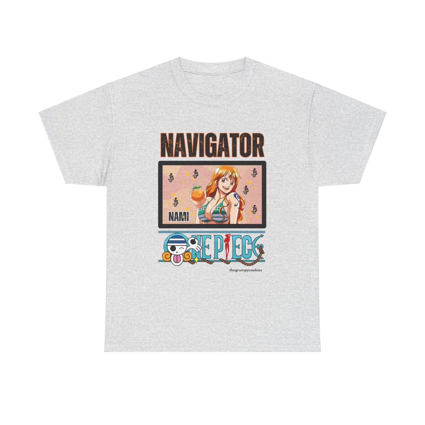 One Piece - Navigator Nami Unisex Heavy Cotton Tee
