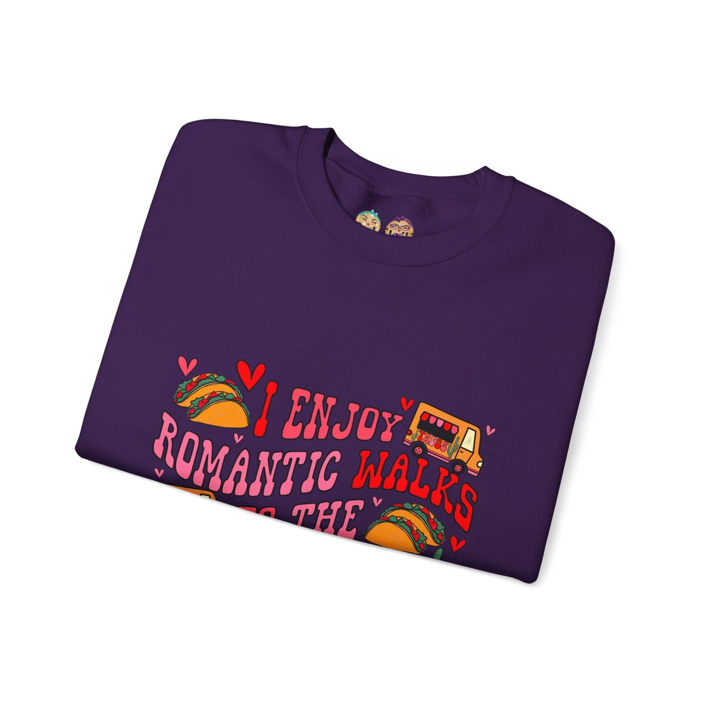 The Grumpy Cookies - Romance = Tacos Unisex Heavy Blend™ Crewneck Sweatshirt