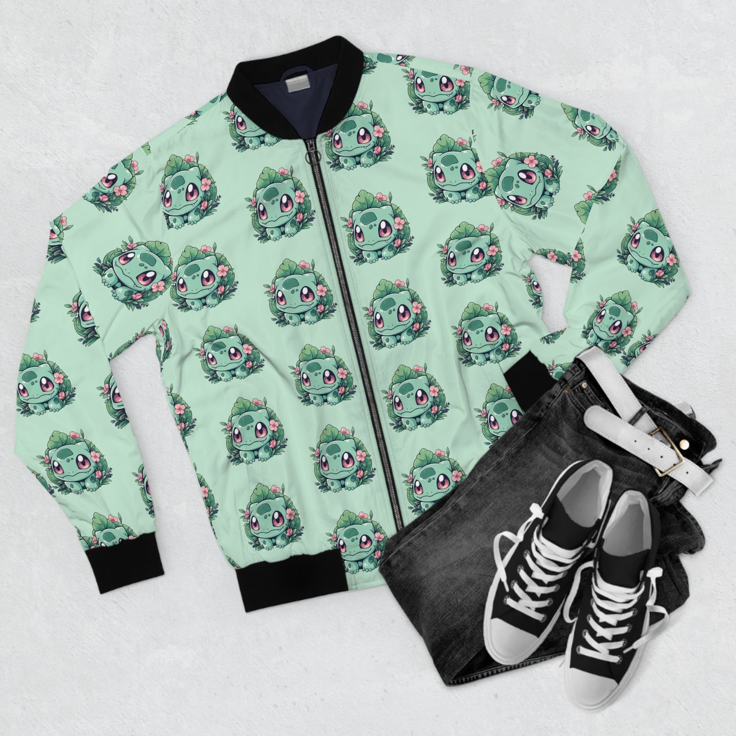 Pokemon - Flowering Bulba Men's Bomber Jacket