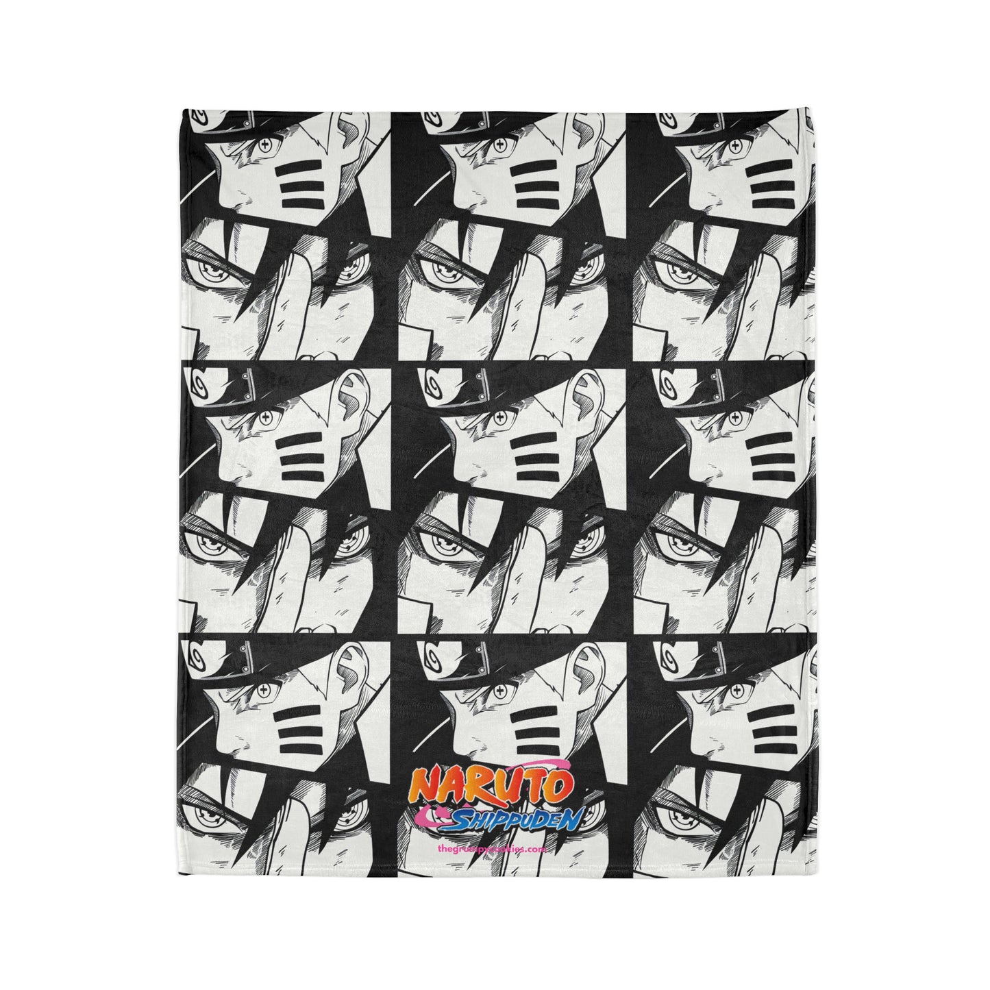 Naruto and Sasuke Polyester Blanket